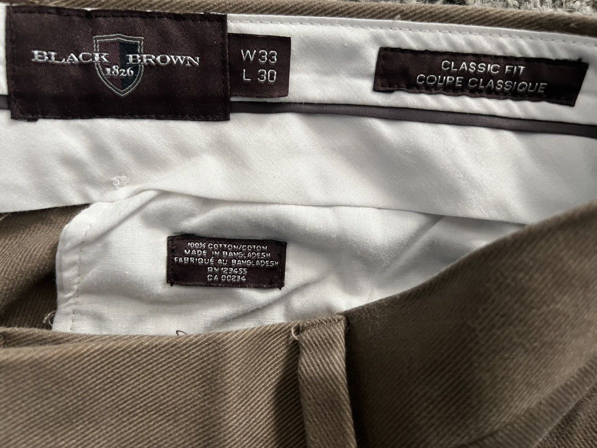 Black Brown 1826 Black Brown 1826 Dress Pants Size US 33 - 4 Thumbnail