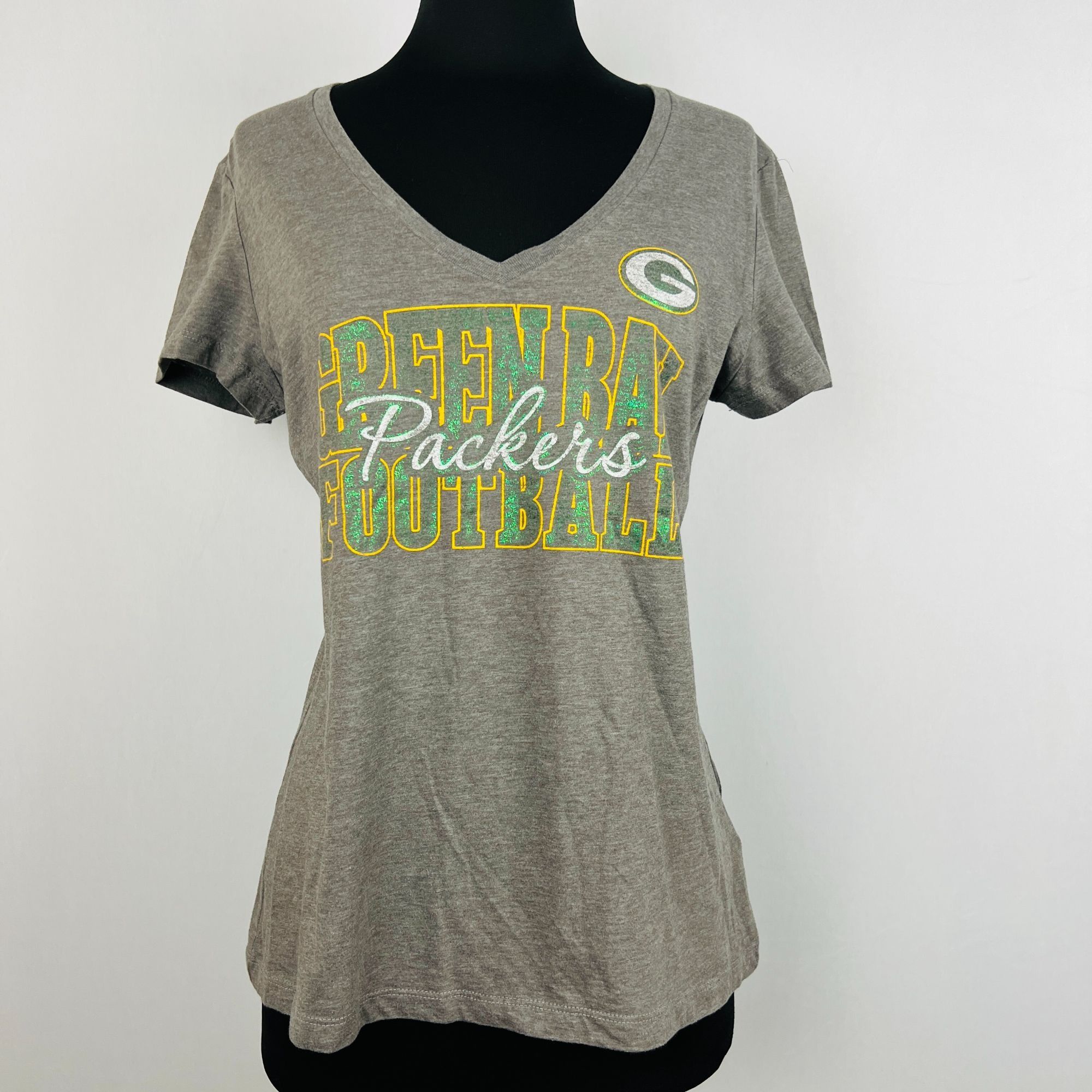 NFL Green Bay Packers Football Womens Large Shirt T-Shirt Size L / US 10 / IT 46 - 1 Thumbnail