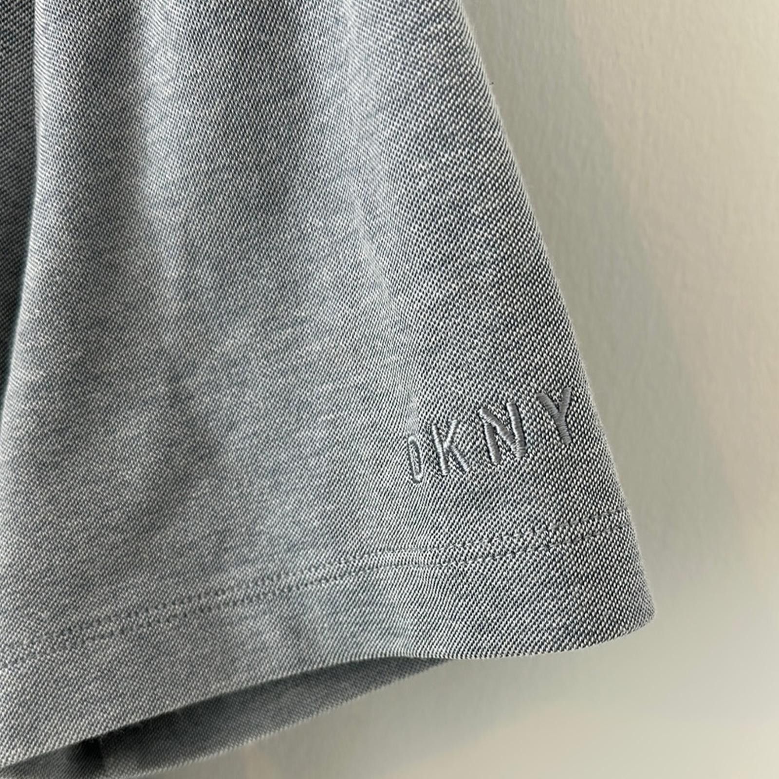 DKNY DKNY Gray Polo Shirt Soft Cotton Classic Design Size US S / EU 44-46 / 1 - 3 Thumbnail