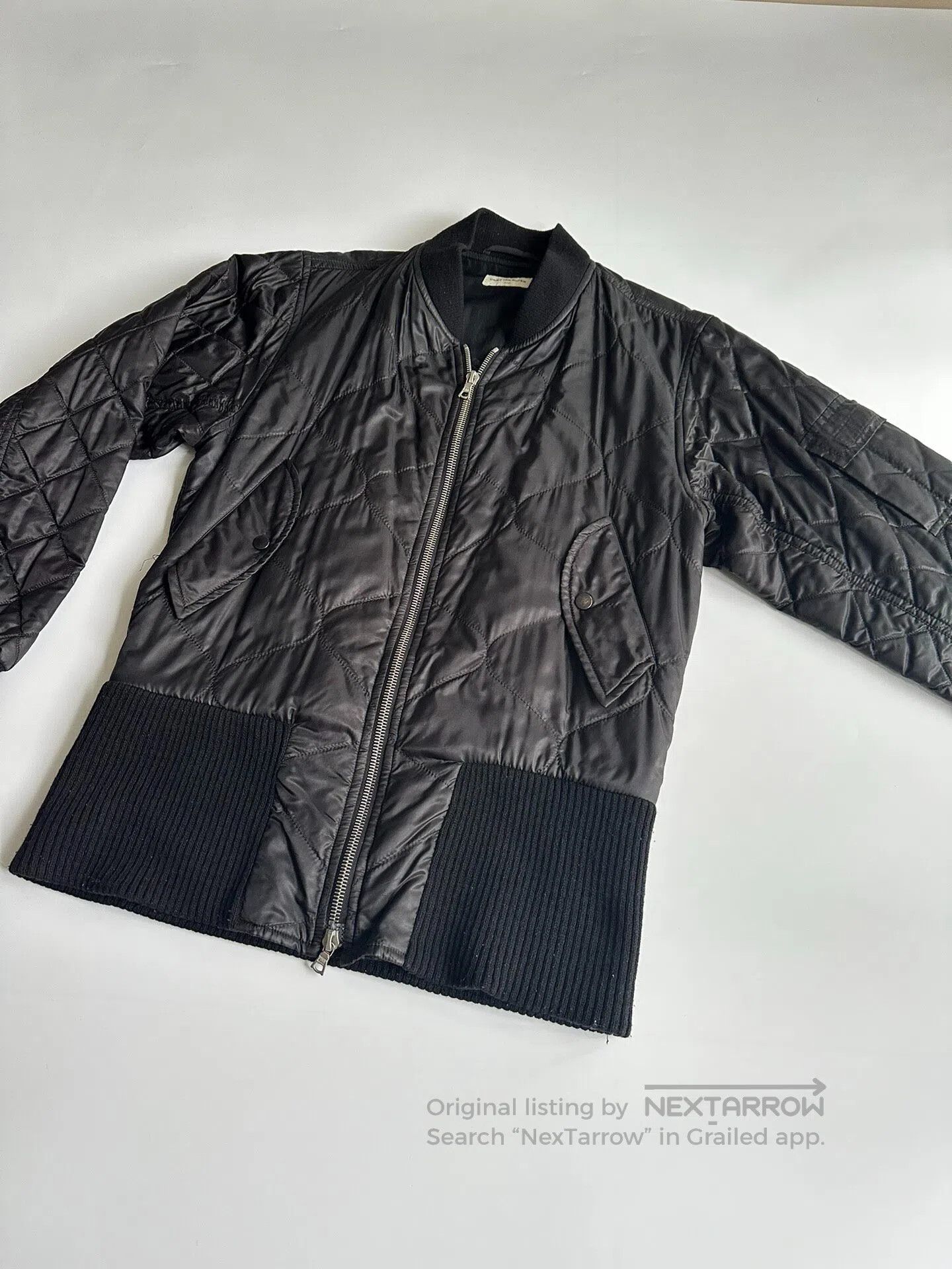 Dries Van Noten DRIES VAN NOTEN 07AW Long Threaded Lower Tail BOMBER| Size US S / EU 44-46 / 1 - 1 Thumbnail