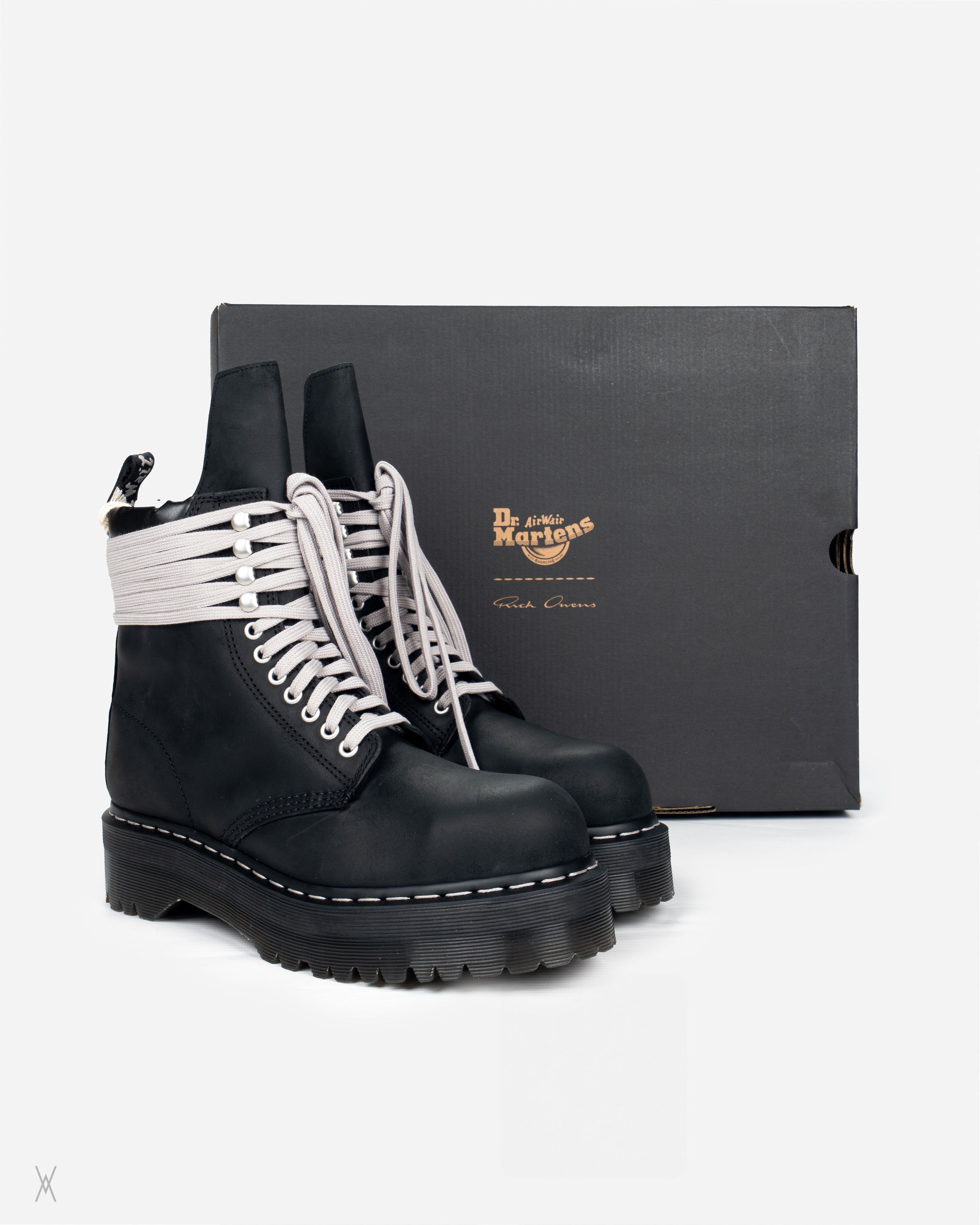 Dr. Martens × Rick Owens RICK OWENS - Dr.Martens Quad Sole Steel