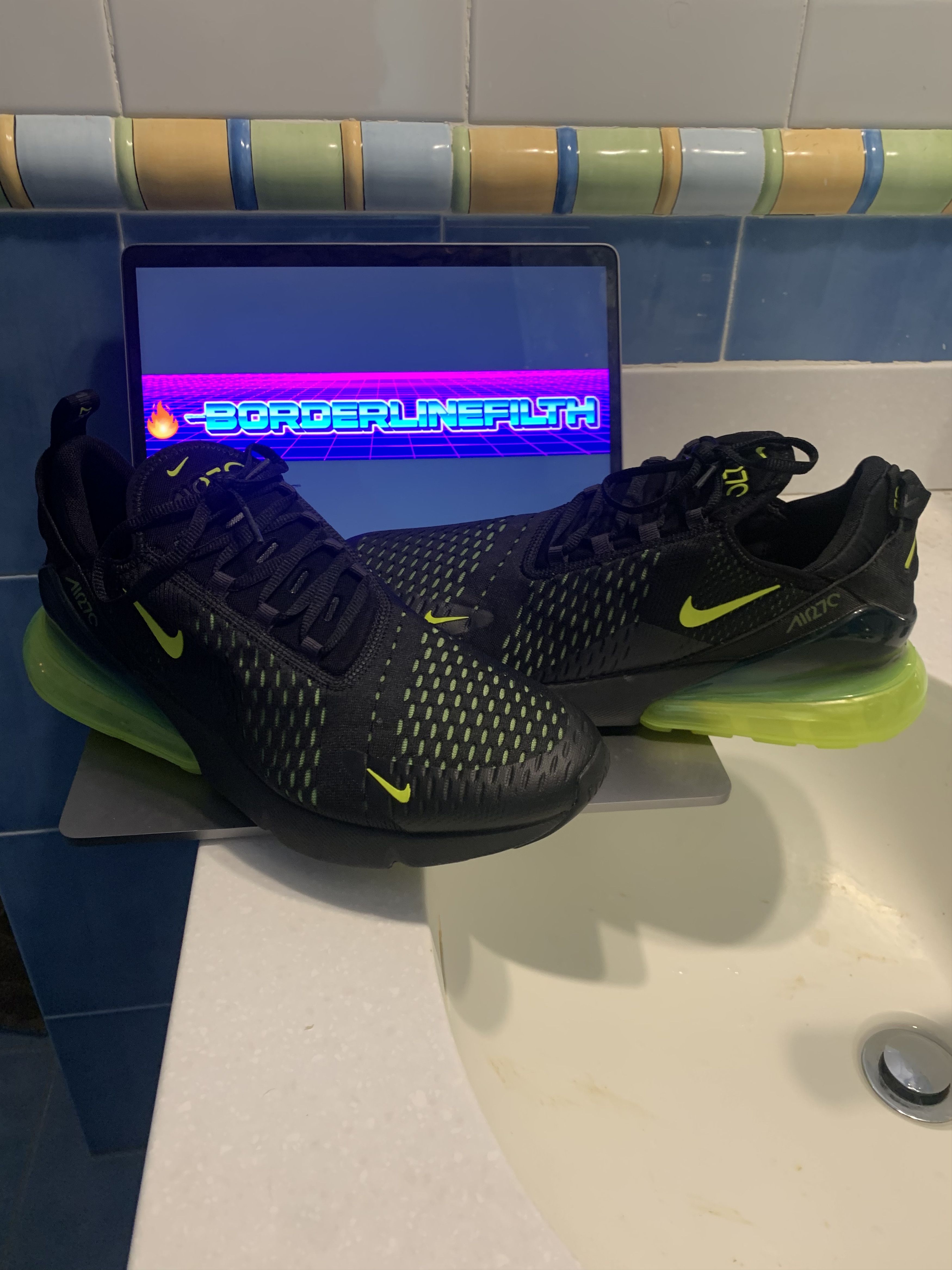 Nike Nike Air Max 270 Size 11 Black Volt Oil Grey 2018 Grailed