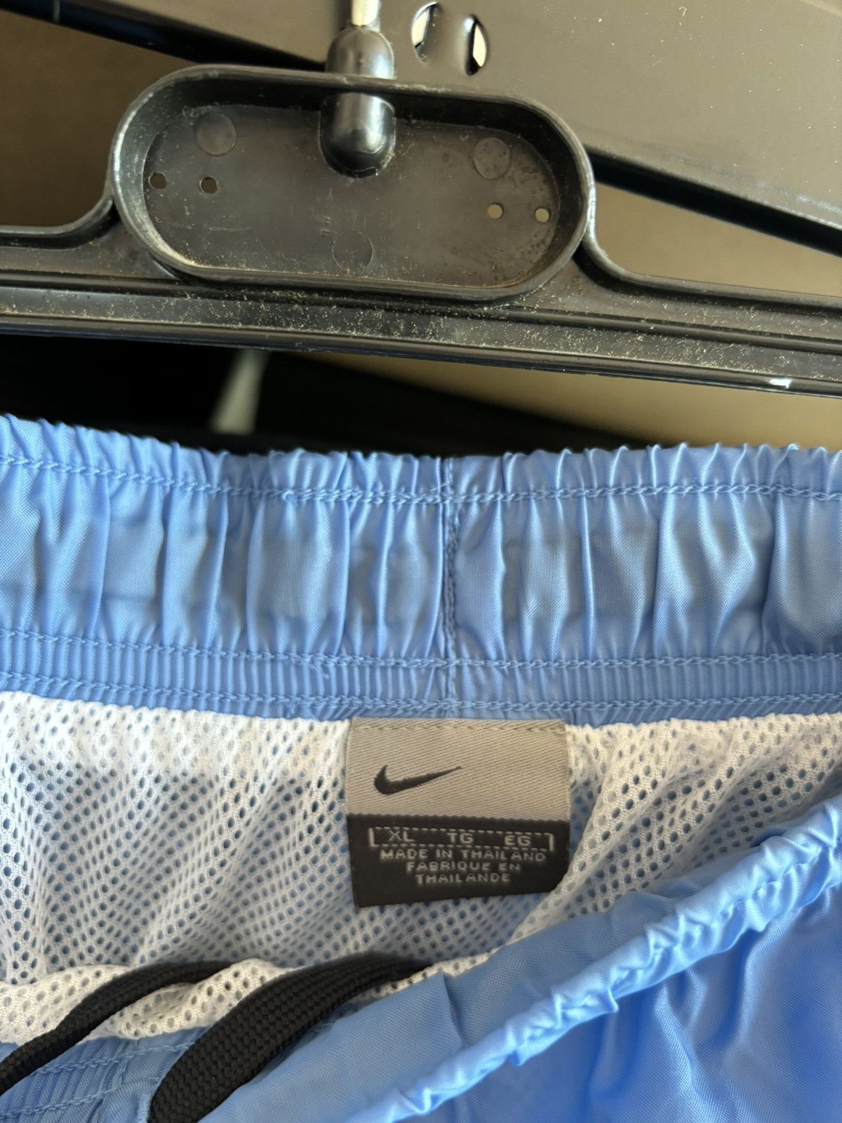 Nike NIKE VINTAGE SWOOSH BABY BLUE SHORTS Size US 34 / EU 50 - 5 Thumbnail