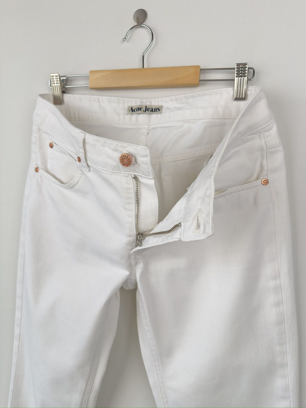 Acne Studios ACNE STUDIOS Hex White Denim Pants Jeans 30/34 Size US 30 / EU 46 - 6 Thumbnail