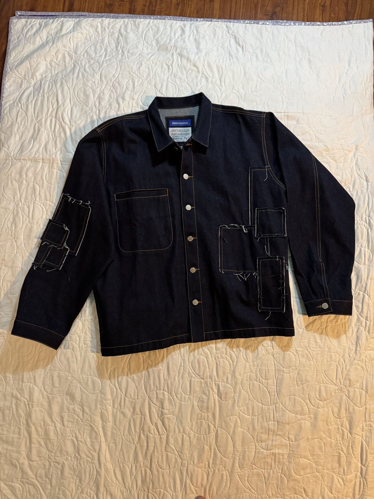 Other SCRT CO Raw Denim Work Jacket Size US XL / EU 56 / 4 - 1 Thumbnail