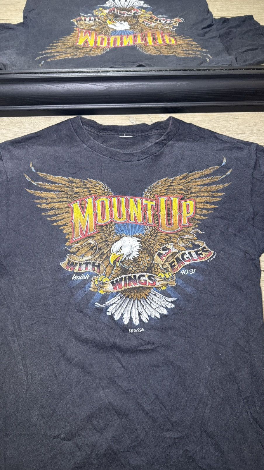 Harley Davidson Vintage / Y2K Mount Up Harley Davidson Style Eagle Shirt Size US S / EU 44-46 / 1 - 3 Thumbnail
