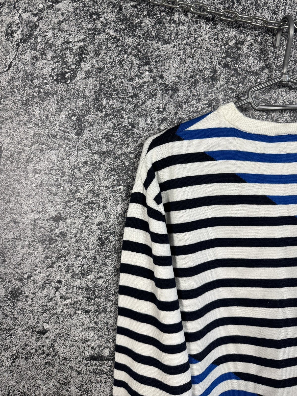 Lacoste Men’s Lacoste Crewneck Striped Sweater Pullover Size 7 (XXL) Size US XXL / EU 58 / 5 - 13 Thumbnail
