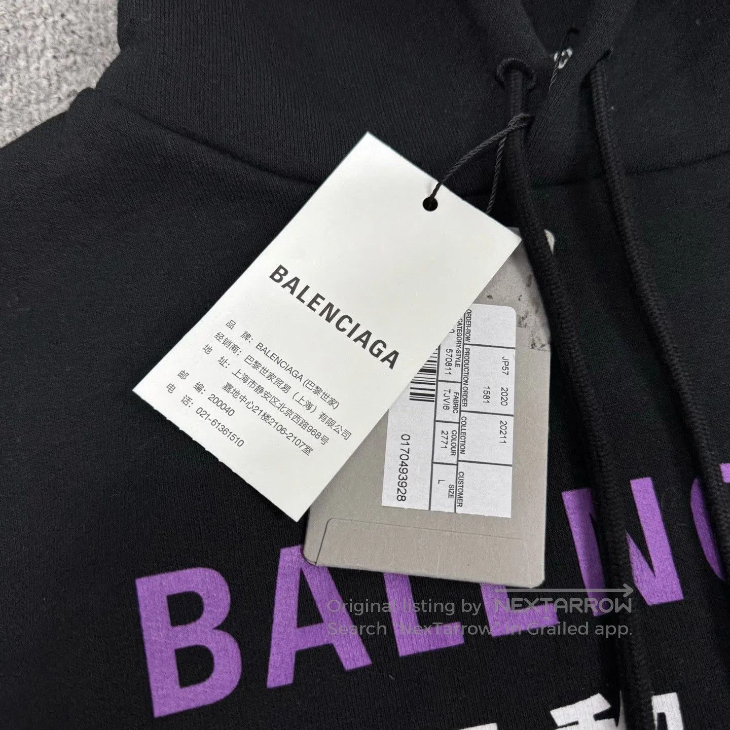 Balenciaga Balenciaga Seven Languages Hoodie. Size US L / EU 52-54 / 3 - 4 Thumbnail