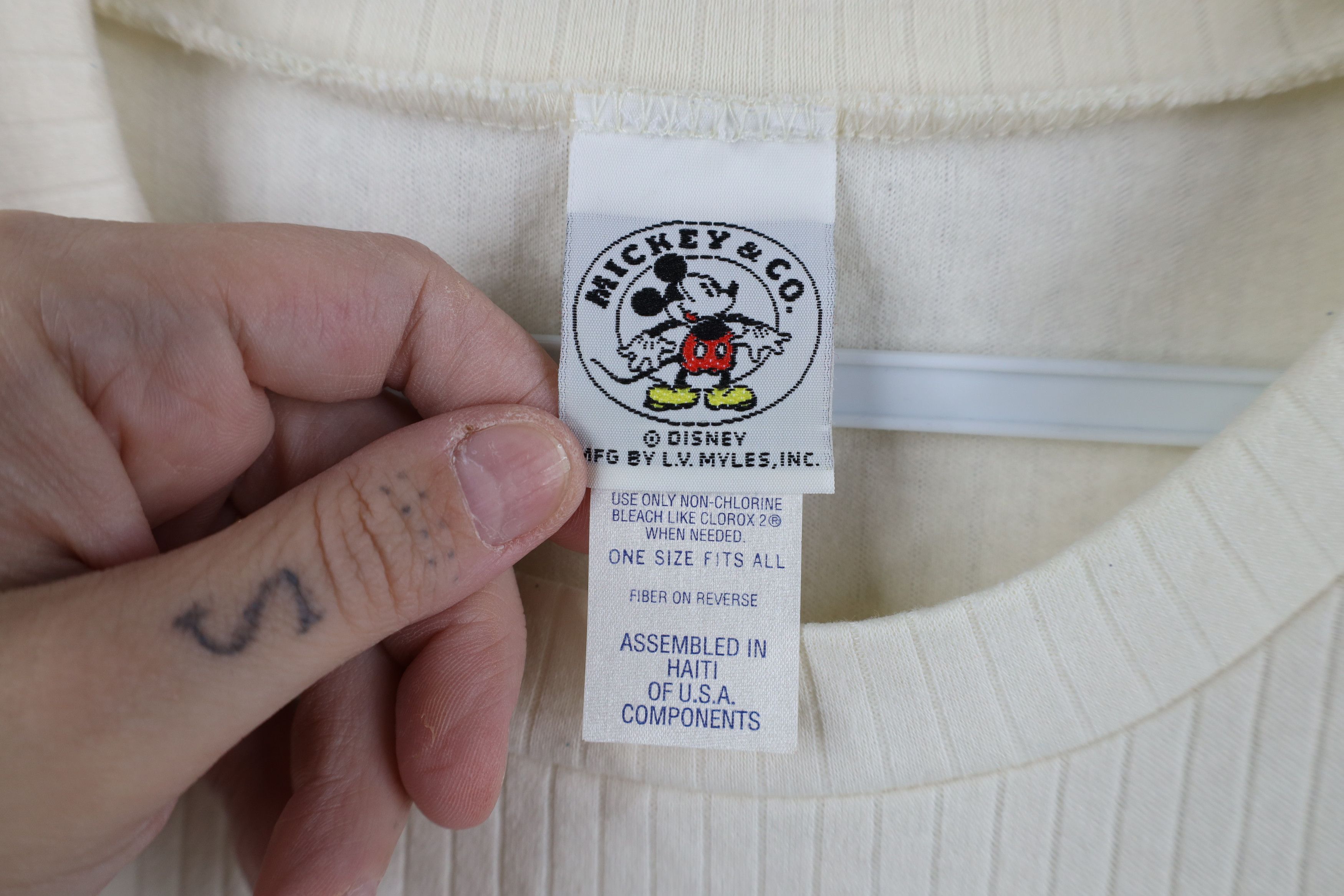 Disney Vintage 90s Disney Mickey Mouse Night Gown Sleep T-Shirt Size ONE SIZE - 10 Thumbnail