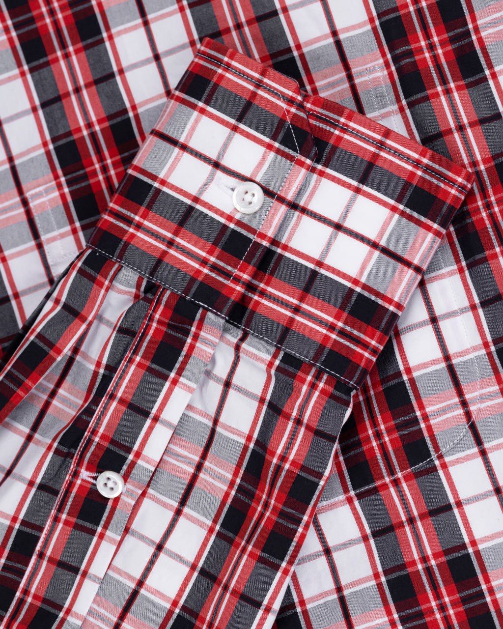 Thom Browne THOM BROWNE tartan check poplin shirt Size US L / EU 52-54 / 3 - 3 Thumbnail