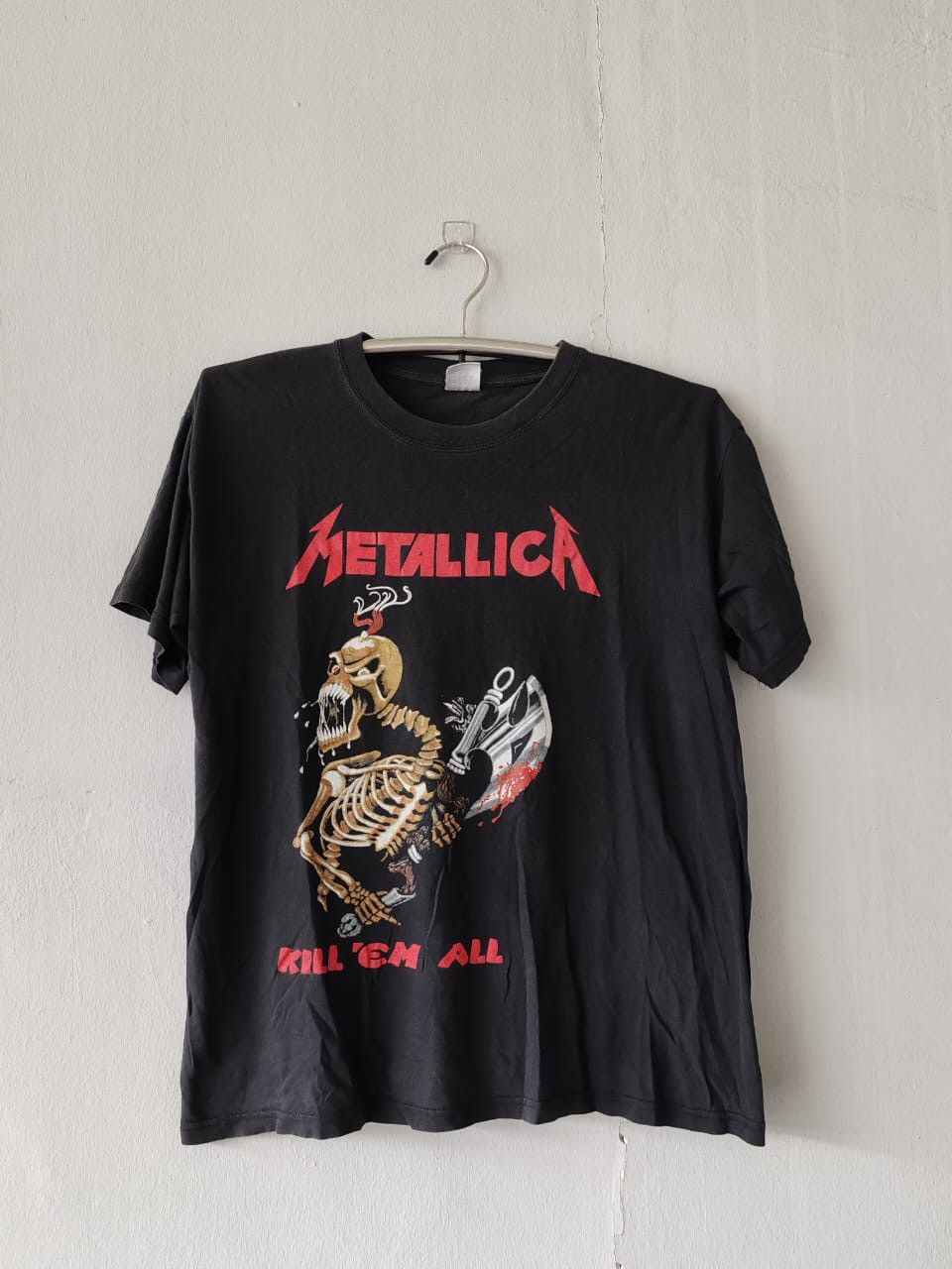 Cropped Metallica vintage t high quality shirt L-XL Kill Em All tour 1980s.