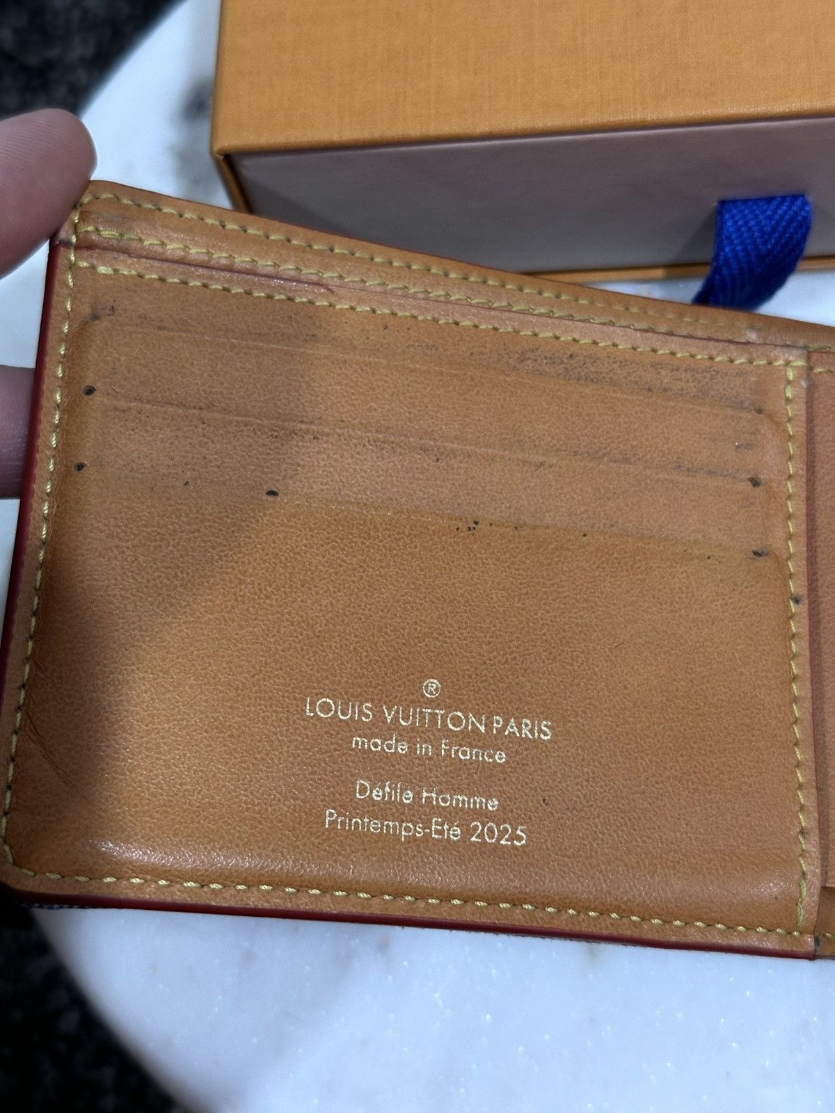 Louis Vuitton Louis Vuitton Pharrell Lovers Denim Damier Multiple Wallet Size ONE SIZE - 8 Thumbnail