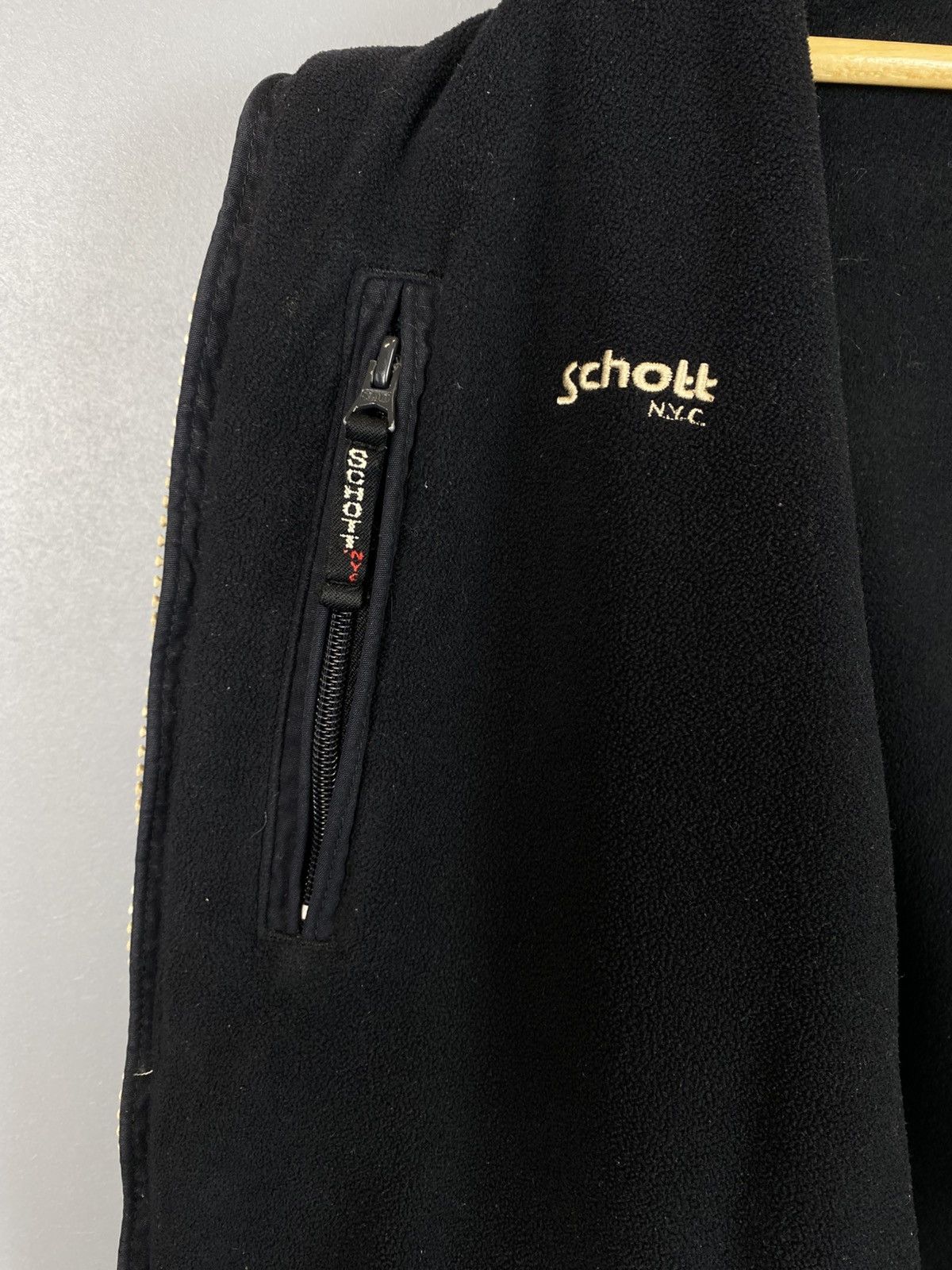 Schott Schott Full Zip Reversible Jacket Men’s Size XL Beige Top Size US XL / EU 56 / 4 - 8 Thumbnail