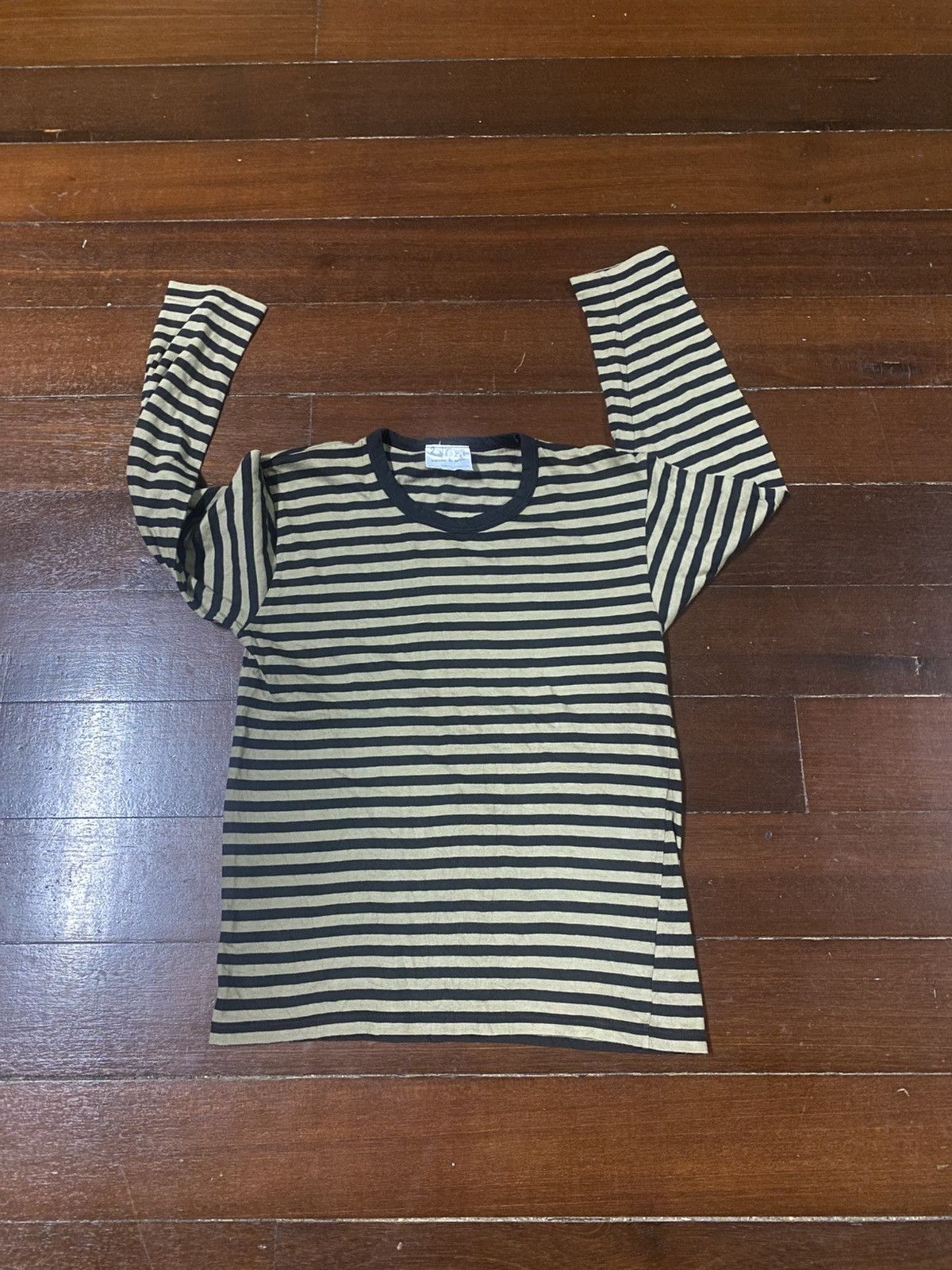 agnes b. Vintage Agnes b Stripe Tshirt Size US M / EU 48-50 / 2 - 1 Thumbnail