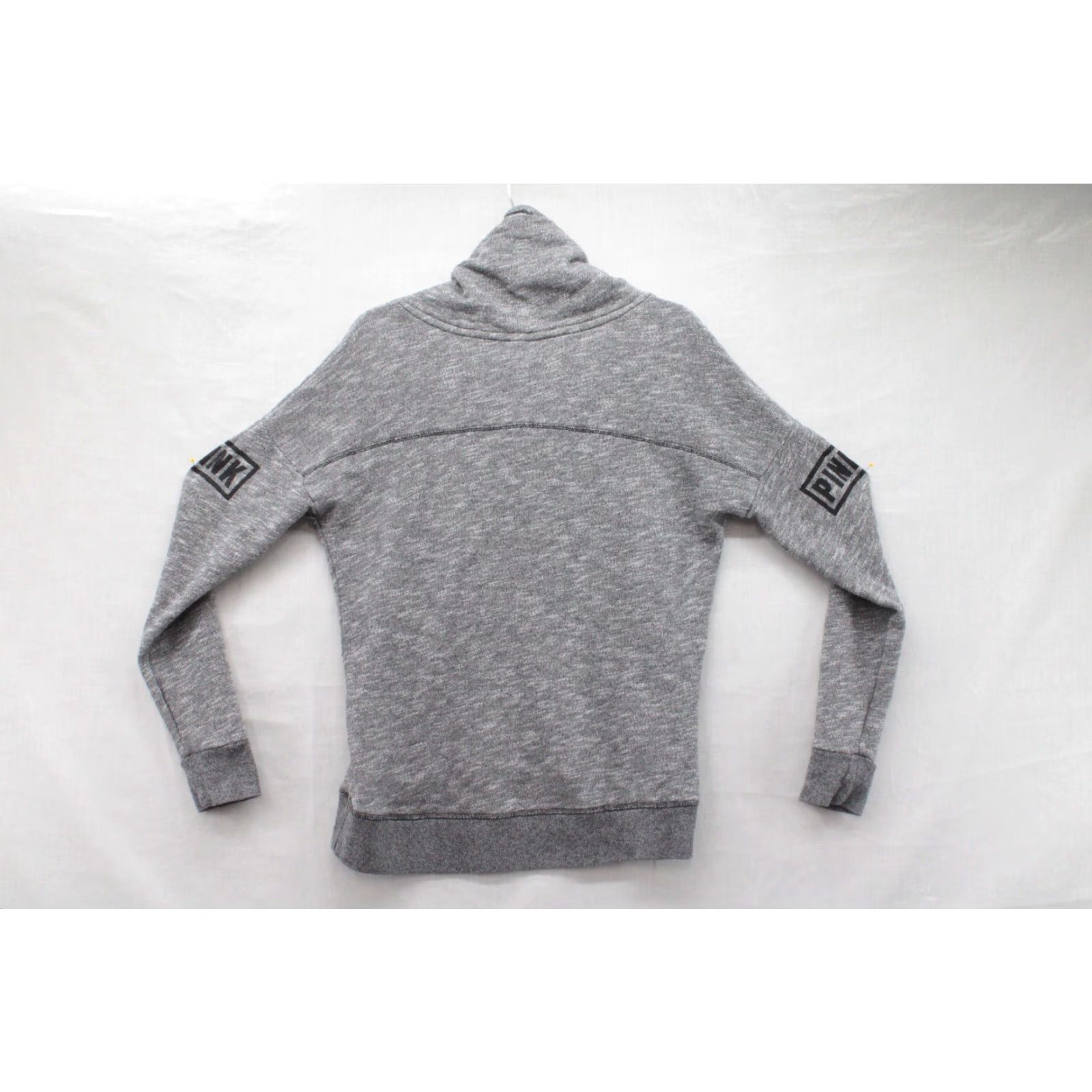 Victoria's Secret Victoria's Secret PINK Sweatshirt Womens Small Pullover Cowl Neck Gray Athleisure Size S / US 4 / IT 40 - 2 Thumbnail