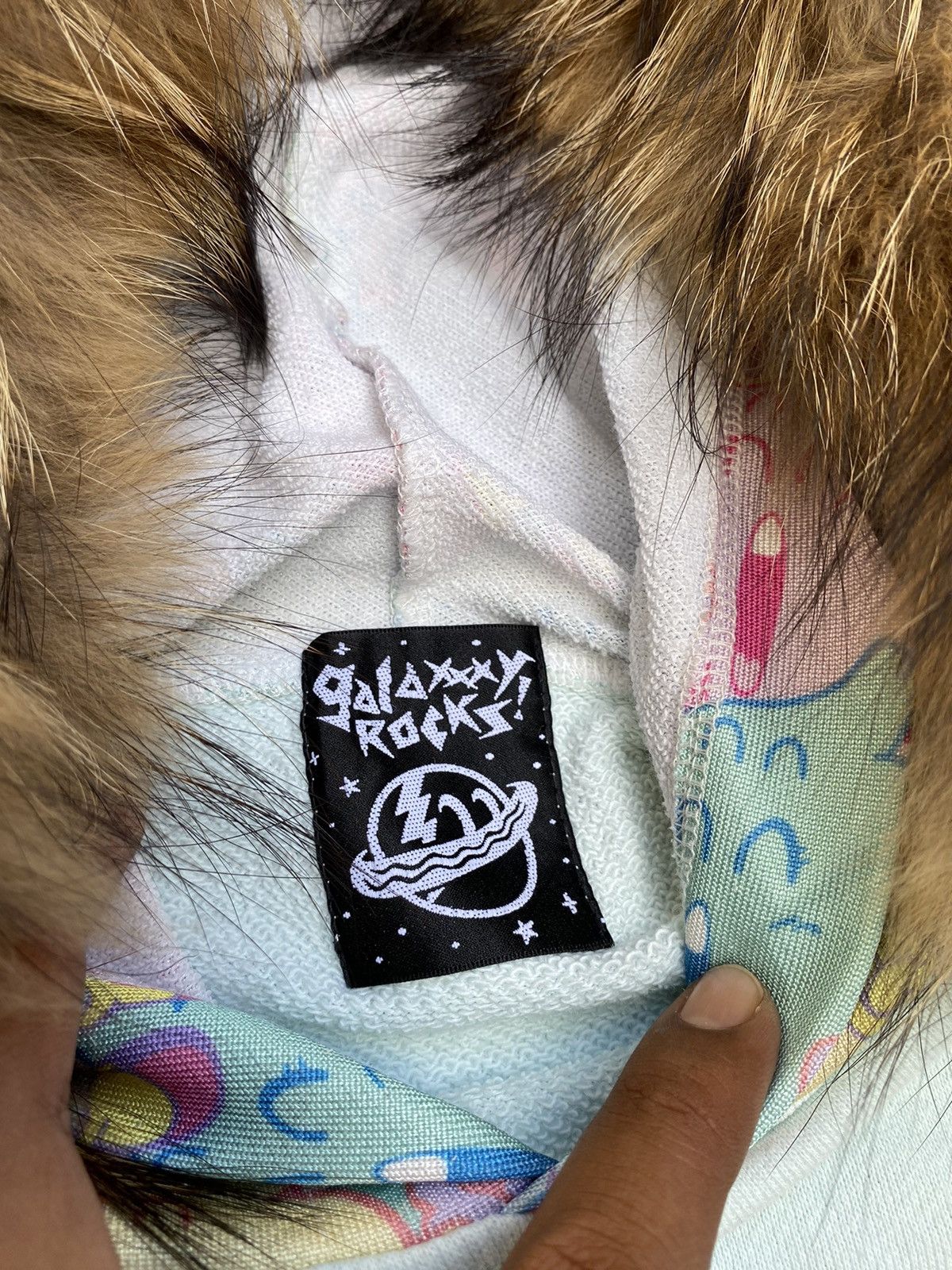 If Six Was Nine × Japanese Brand × Le Grande Bleu (L.G.B.) Arale Galaxxy Rocks fur hoodie ifsixwasnine lgb style Size US M / EU 48-50 / 2 - 4 Thumbnail