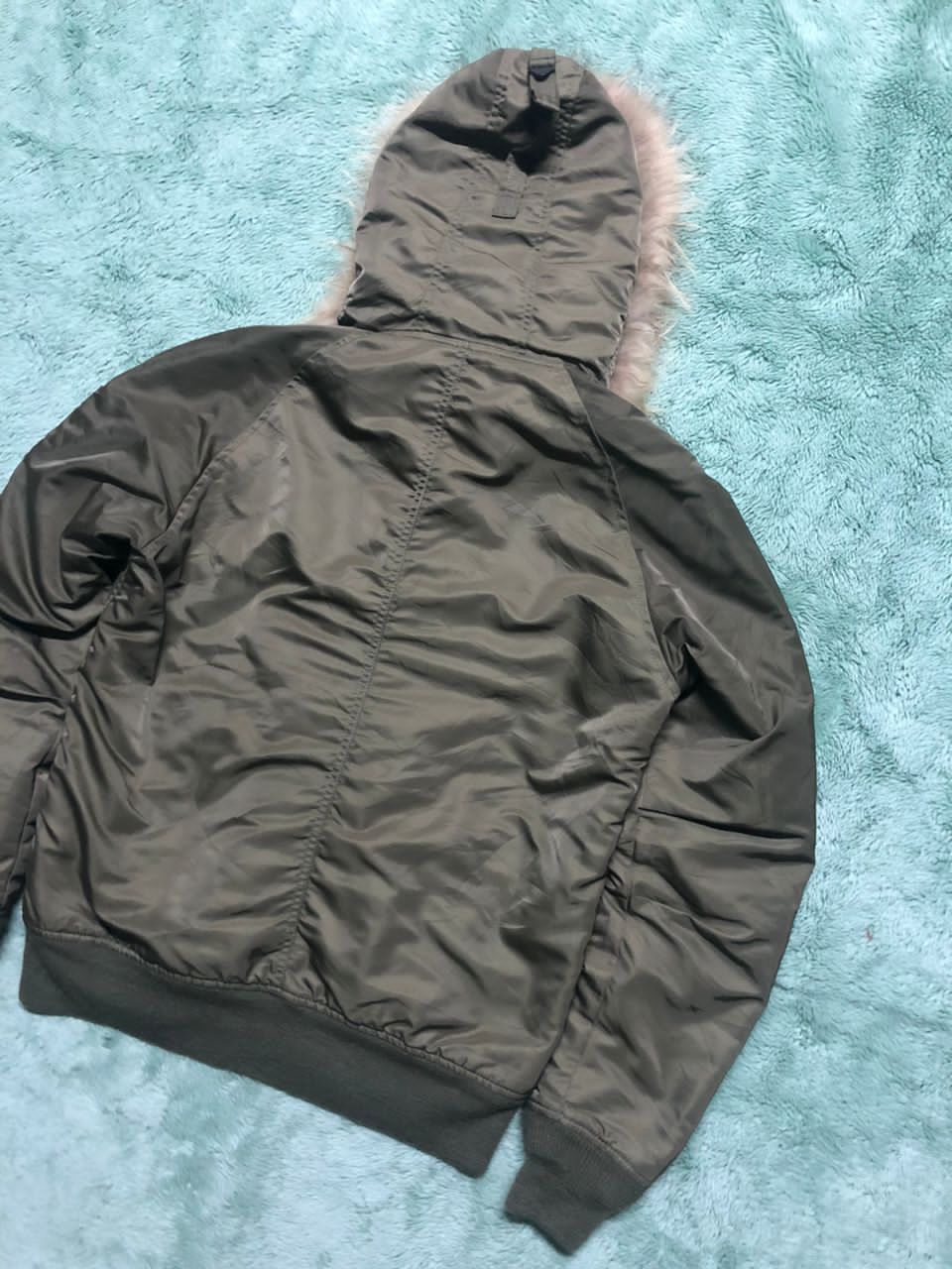 If Six Was Nine AMERICAN RAG CIE BOMBER JACKET FUR HOODED MILITARY JACKET Size US M / EU 48-50 / 2 - 8 Thumbnail