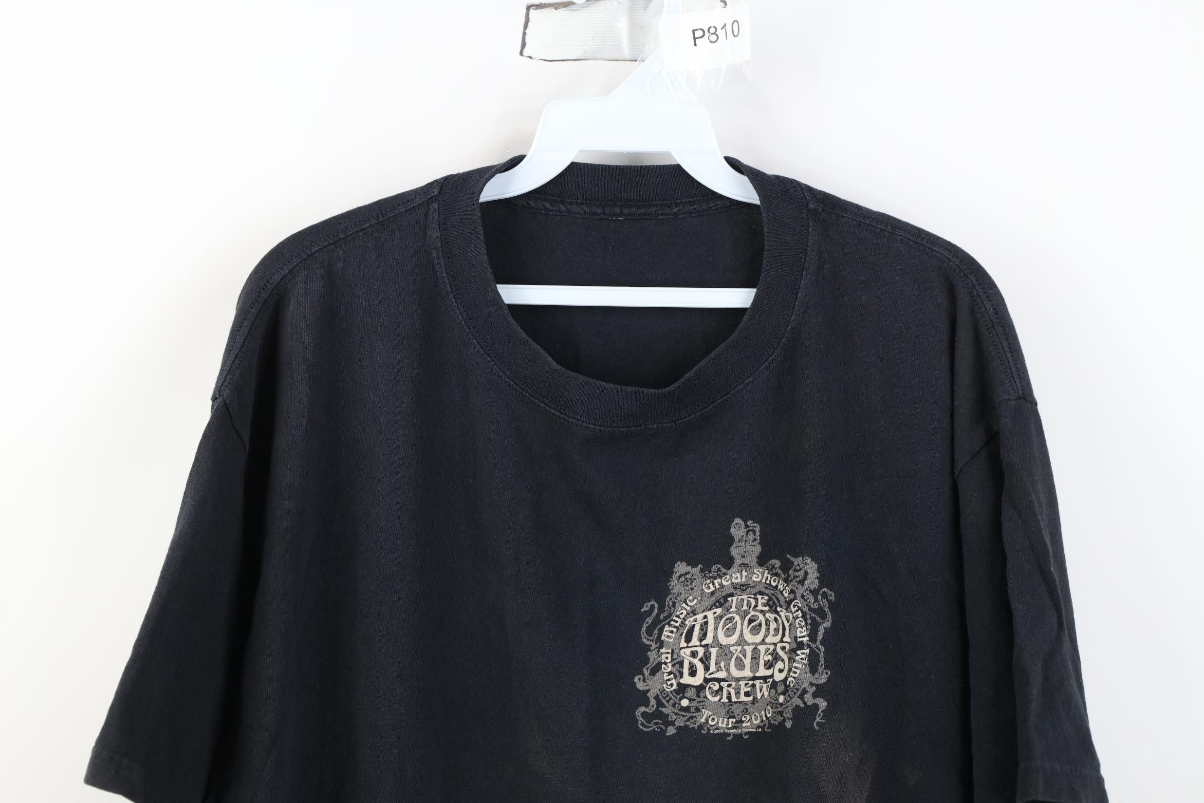 Vintage Vintage Y2K Sun Crew 2010 Tour The Moody Blues Band T-Shirt Size US XL / EU 56 / 4 - 2 Thumbnail