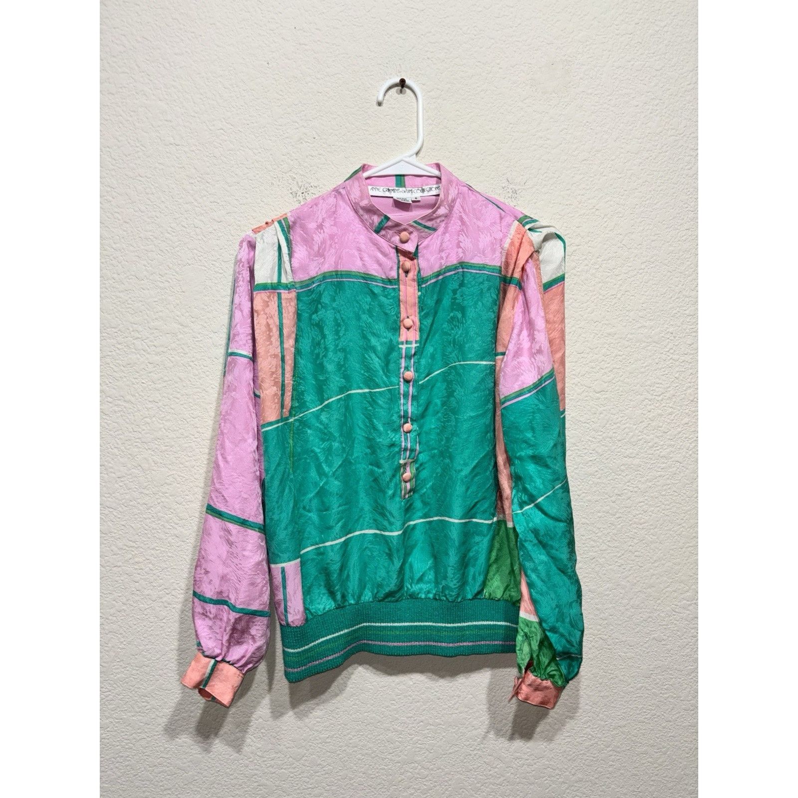 Other Anne Crimmins for Umi silk jacket sweatshirt 80s Late 70s Size M / US 6-8 / IT 42-44 - 7 Thumbnail