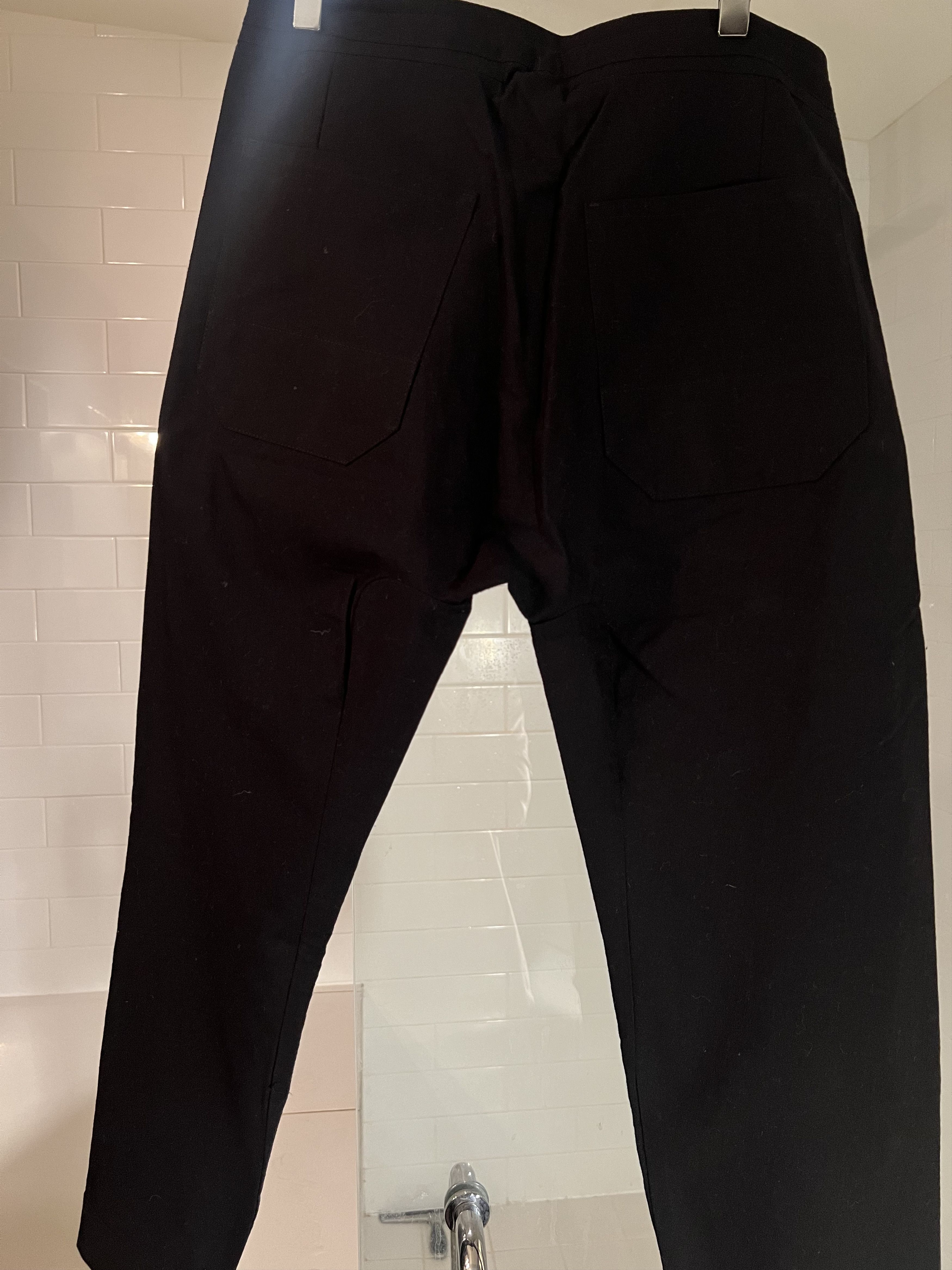Jan Jan Van Essche relaxed fit black trousers Size US 30 / EU 46 - 3 Thumbnail