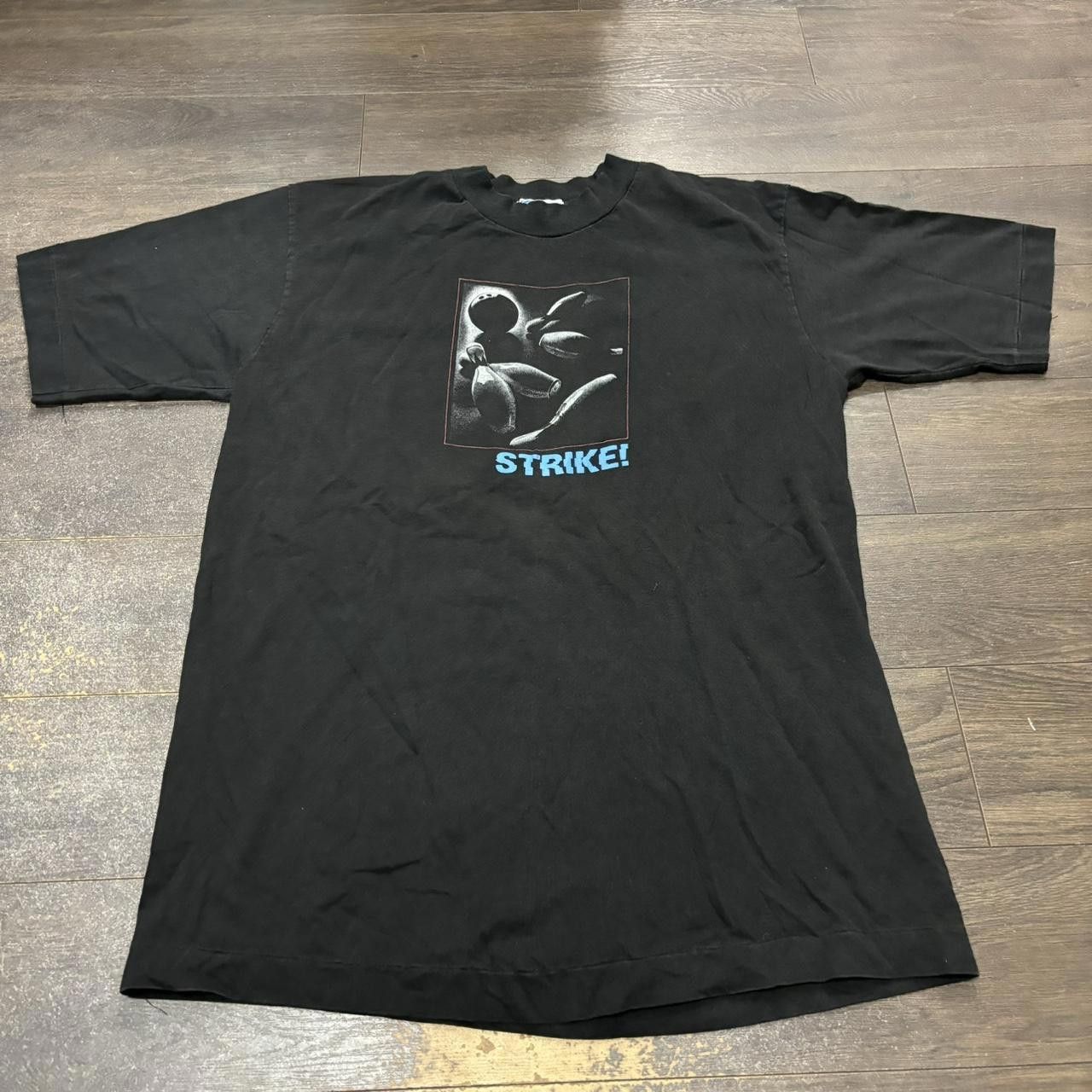 Designer Vintage Bowling Strike T Shirt Size US M / EU 48-50 / 2 - 3 Thumbnail
