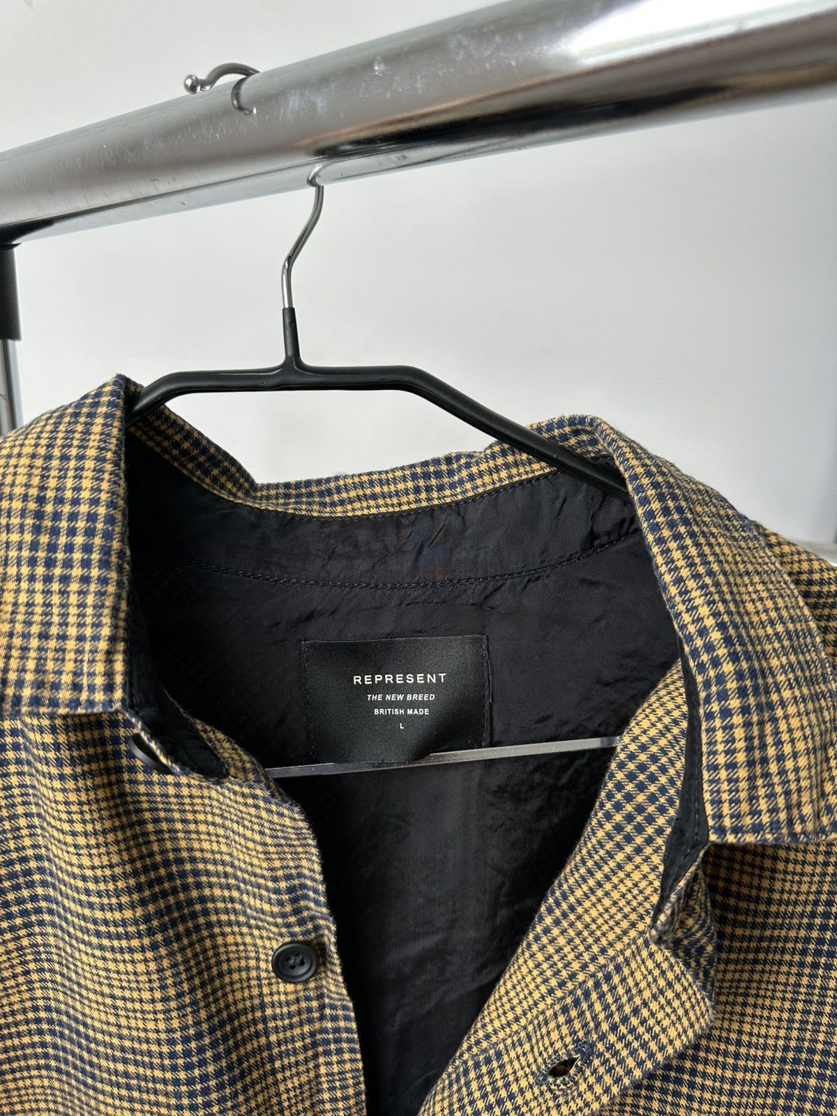 Represent Clo. Represent Flannel Checked Overshirt Button Up Shirt Size US L / EU 52-54 / 3 - 6 Thumbnail