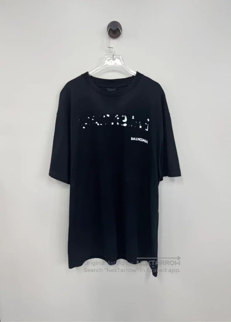 Balenciaga Balenciaga Black short-sleeve with letter print, size M Size US M / EU 48-50 / 2 - 2 Thumbnail