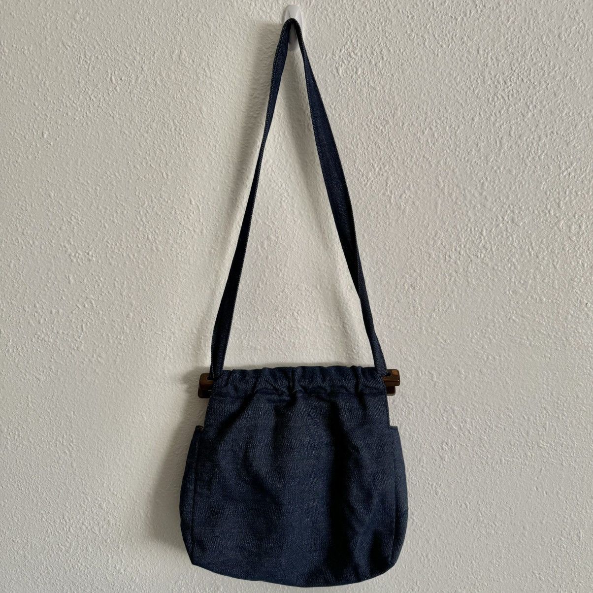 Other Vintage Y2K Blue Denim Yellow Butterfly Jean Crossbody Bag Size ONE SIZE - 4 Thumbnail