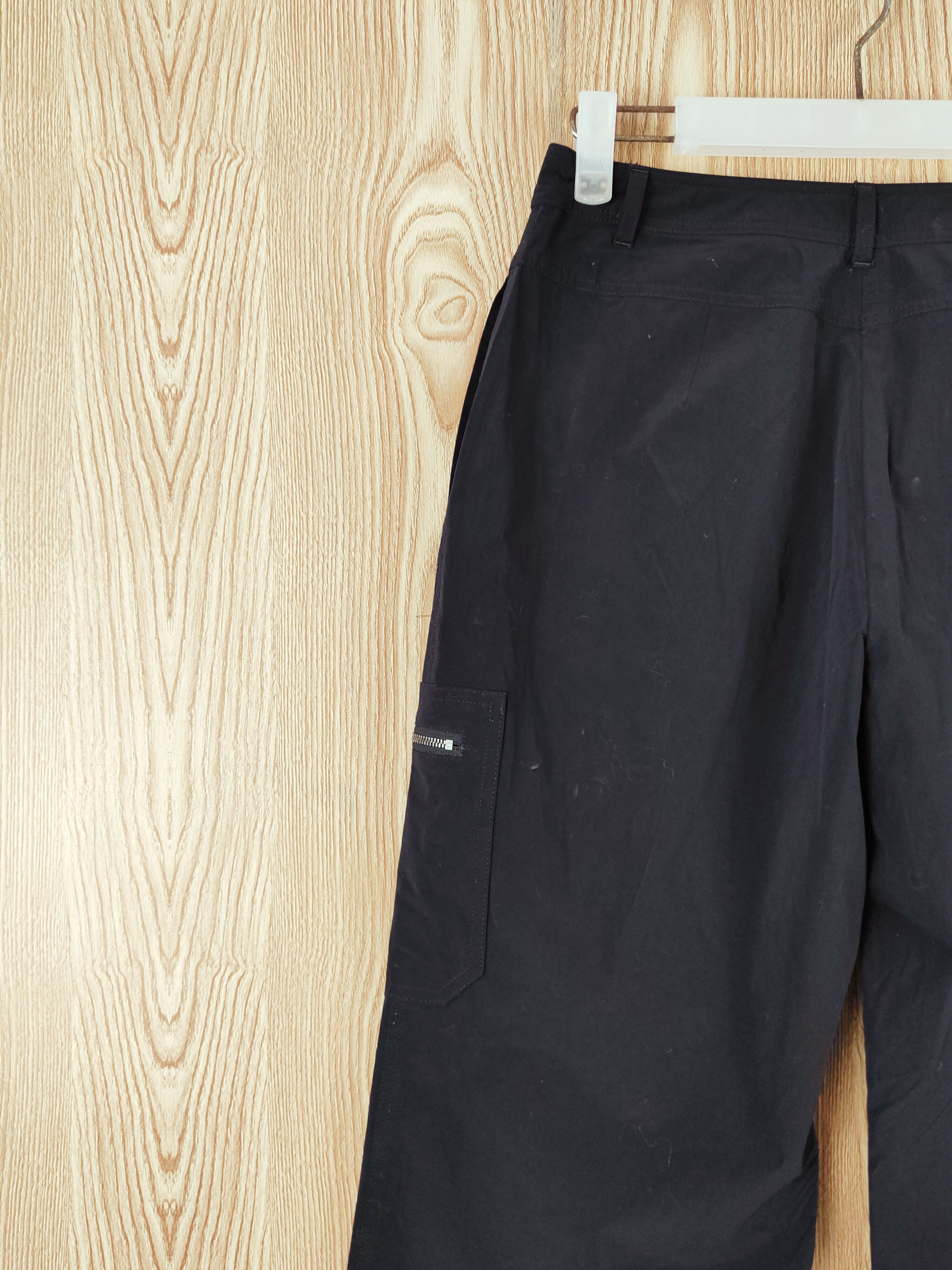 Japanese Brand Les Lalique Black Multipocket Tactical Cargo Pants #W900 Size 26" / US 2 / IT 38 - 8 Thumbnail