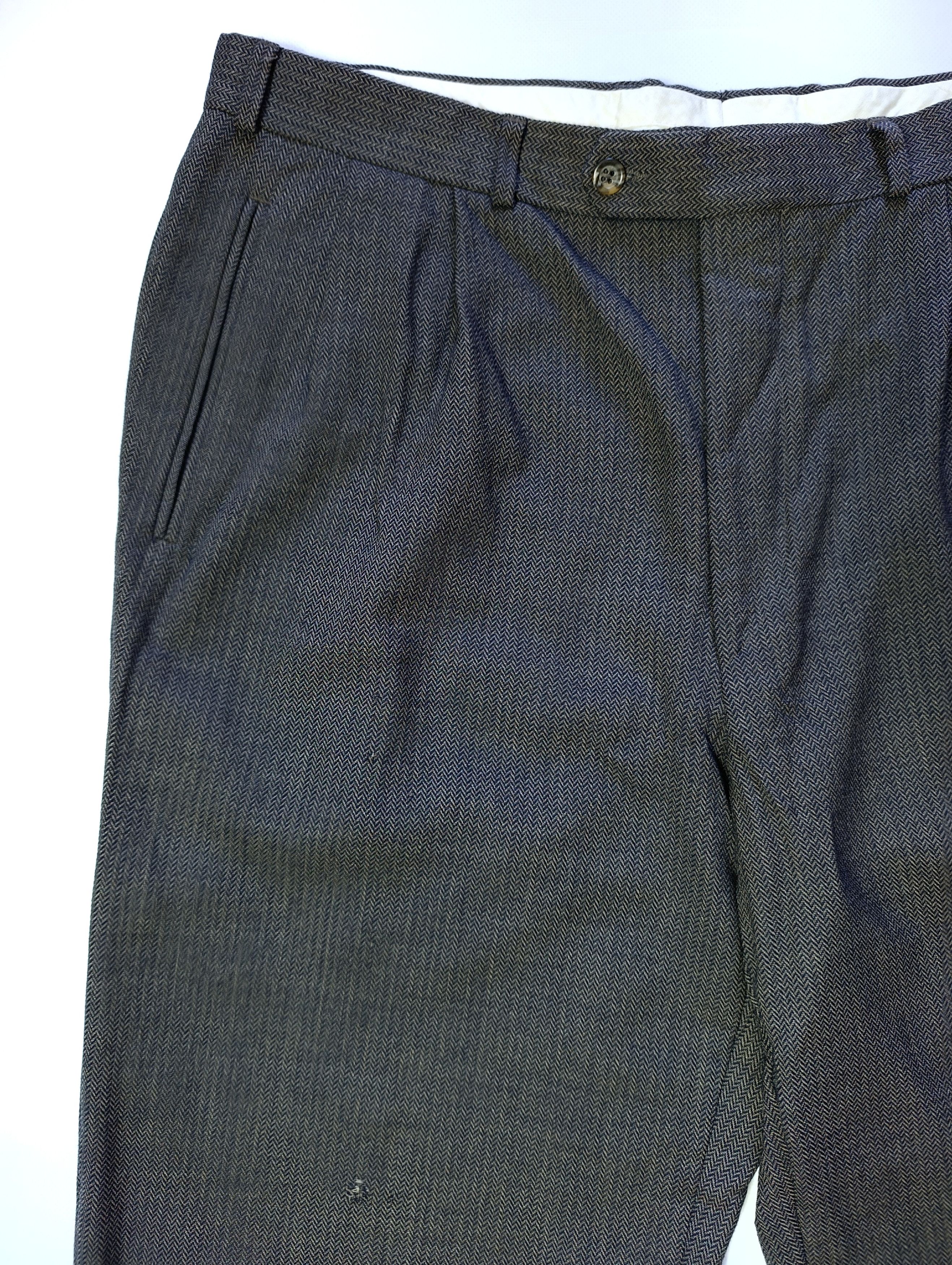 Yves Saint Laurent Yves Saint Laurent Vintage Casual Wool Pants Size US 36 / EU 52 - 5 Thumbnail