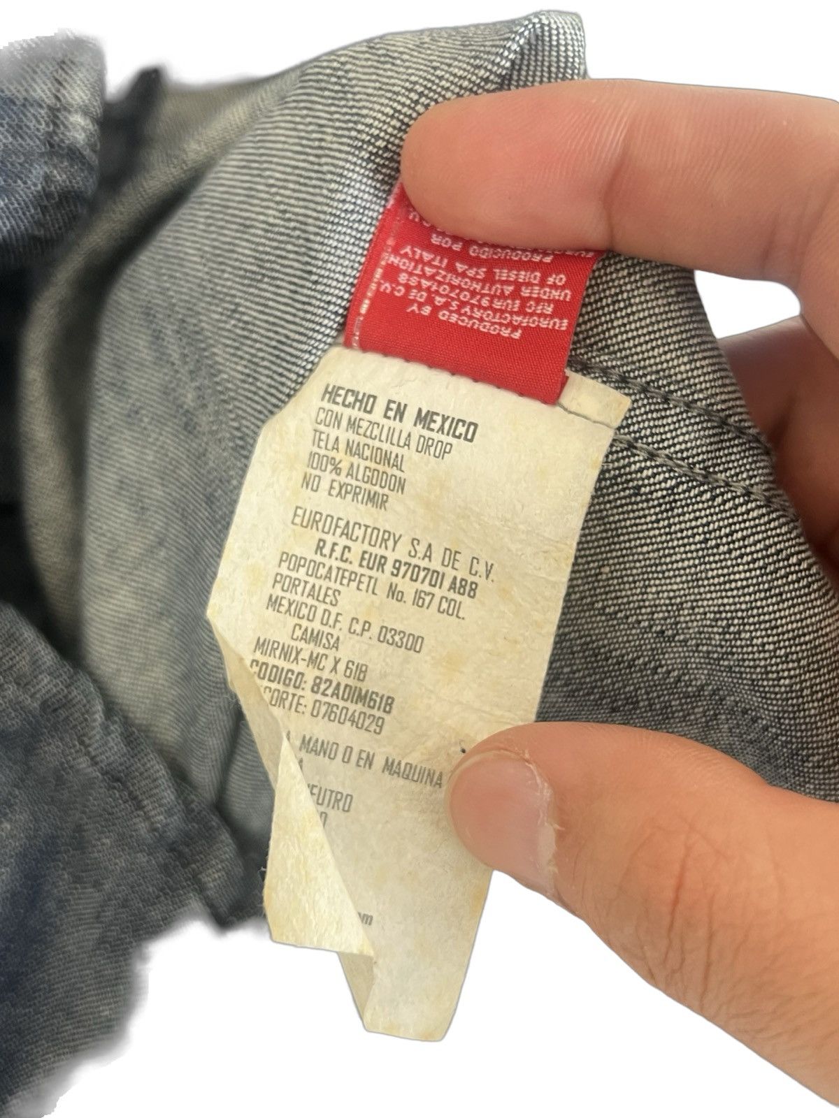 Diesel Diesel Denim Button Down Shirt Size US L / EU 52-54 / 3 - 4 Thumbnail