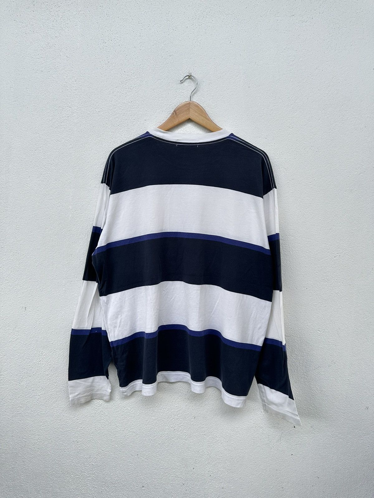 Nigo Bape Striped Long Sleeve Tee Size US XL / EU 56 / 4 - 5 Thumbnail