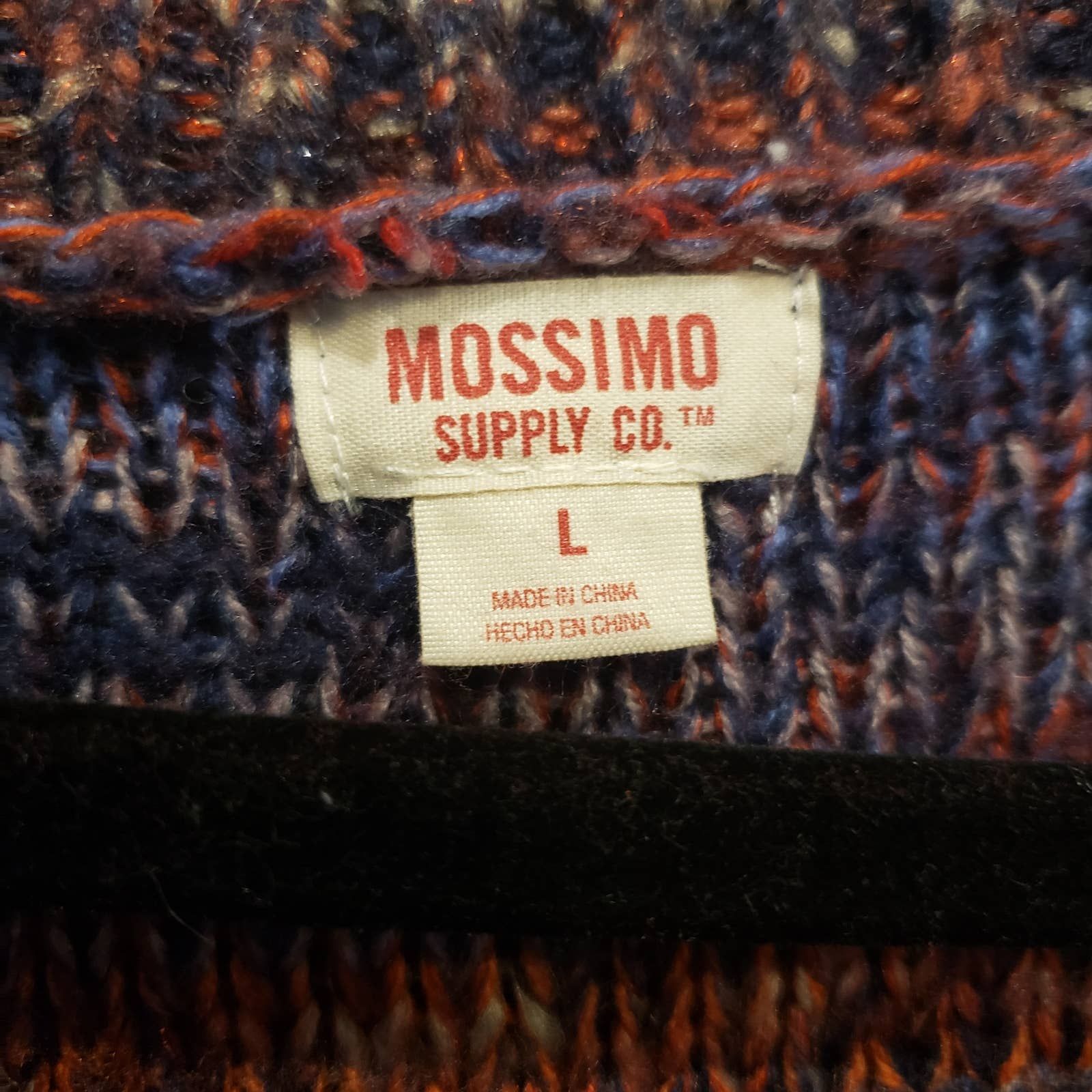 Mossimo Mossimo Large acrylic vintage multicolored crochet sweater Size L / US 10 / IT 46 - 4 Thumbnail