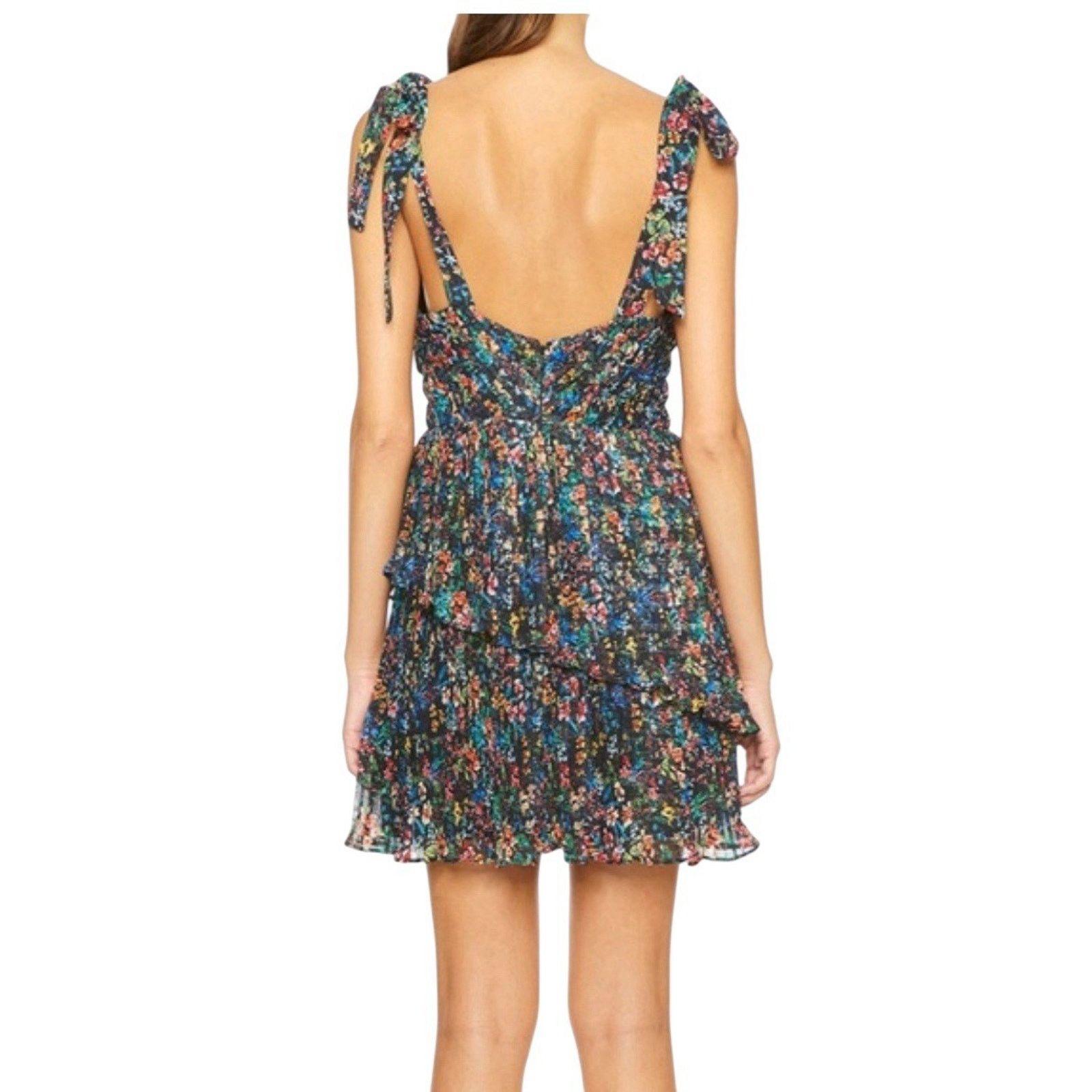 Other La Maison Talulah Pleats Ruffle Chiffon Tiered Mini Dress S Size S / US 4 / IT 40 - 2 Thumbnail