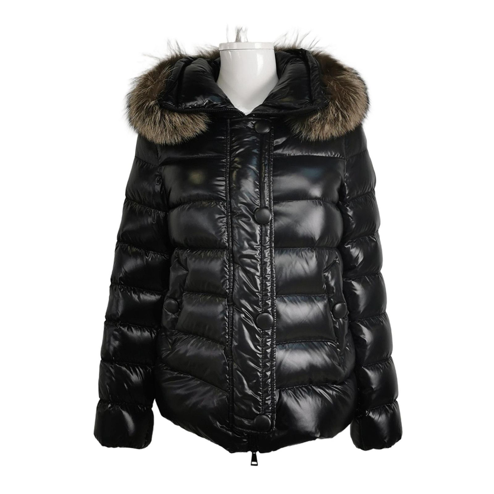 Moncler Moncler Fur Hood Down Jacket Size 0 Size XS / US 0-2 / IT 36-38 - 1 Thumbnail