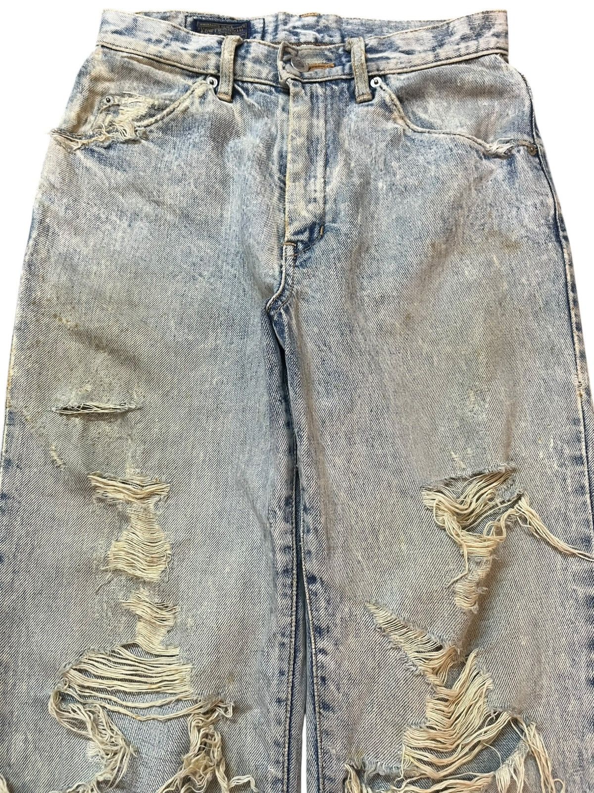 Edwin Vintage Edwin Ripped Distressed Denim Size US 27 - 2 Thumbnail