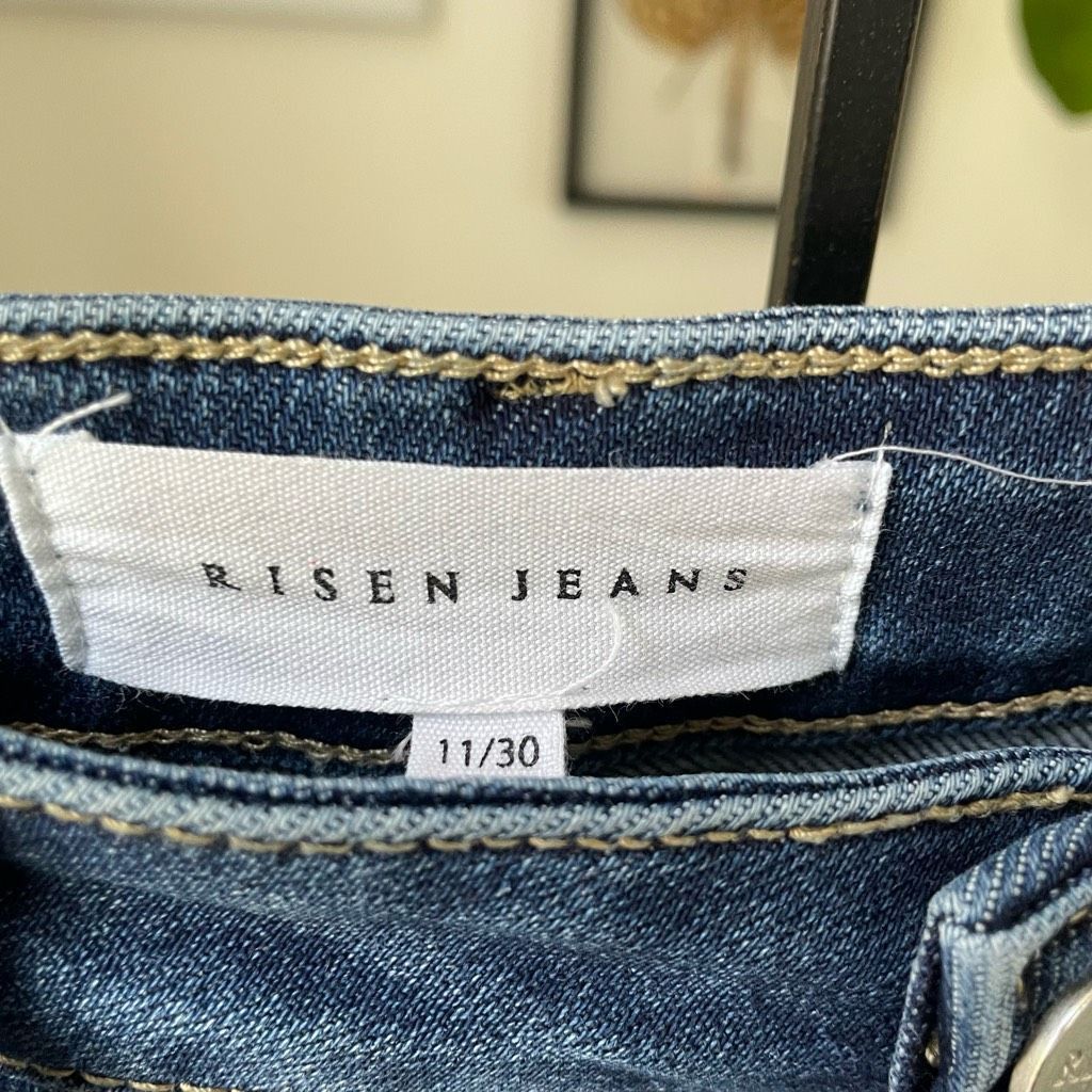 Other Risen Medium Wash Wide Leg High Rise Jeans 11 13 30 32 Size 30" / US 8 / IT 44 - 6 Thumbnail