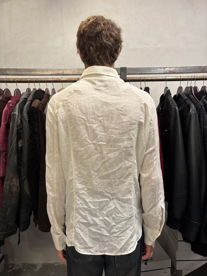Just Cavalli × Vintage AW2004 Cavalli Cozy White Shirt Size US M / EU 48-50 / 2 - 3 Thumbnail