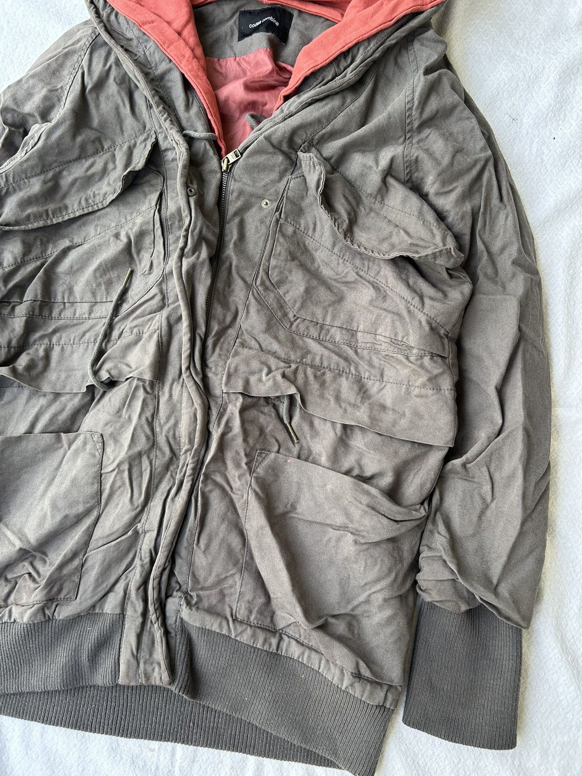 20471120 × Issey Miyake × Japanese Brand Codes combine archive parkas jacket double hooded Size US XL / EU 56 / 4 - 6 Thumbnail