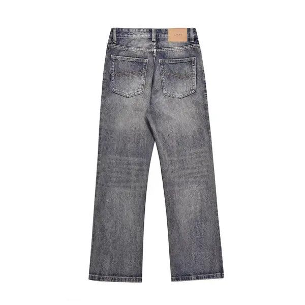 VIBE American street retro washed flared jeans y2k Size US 32 / EU 48 - 8 Thumbnail