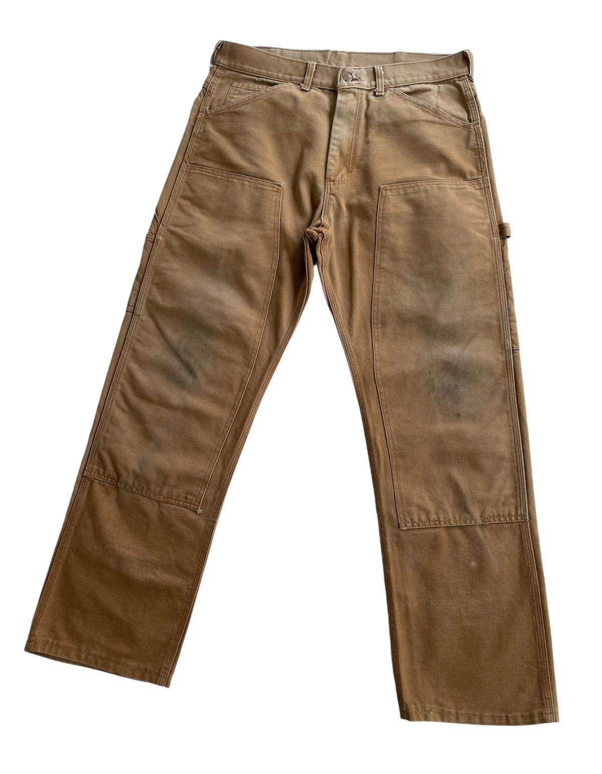 Vintage LOT 2202 Round House Double Knee Carpenter Work Pants Size US 34 / EU 50 - 6 Thumbnail