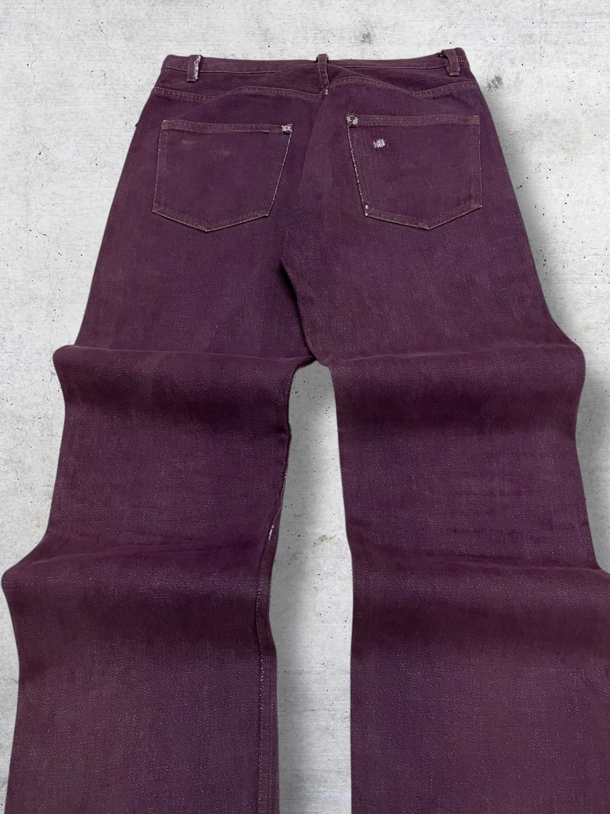 A.P.C. VINTAGE A.P.C OG 90S DESIGNER SELVEDGE UNIQUE COLOUR DENIM Size US 30 / EU 46 - 15 Thumbnail