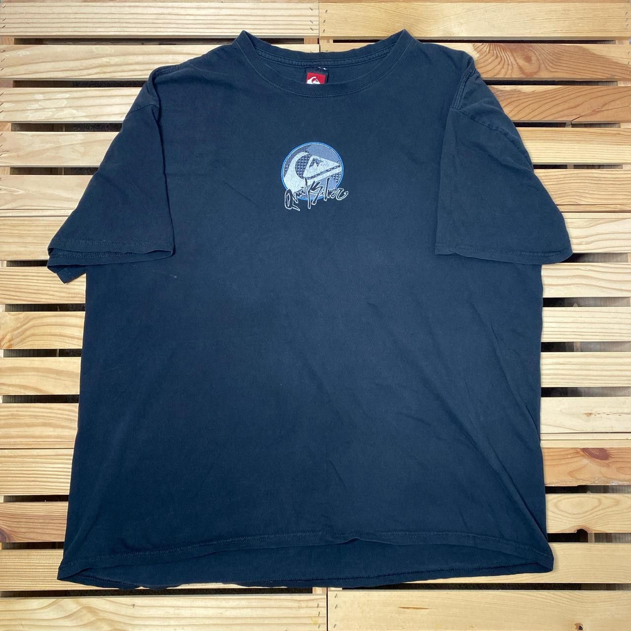 Quiksilver Vintage Quiksilver Faded Black Surf Tee Size 2XL Size US XXL / EU 58 / 5 - 2 Thumbnail