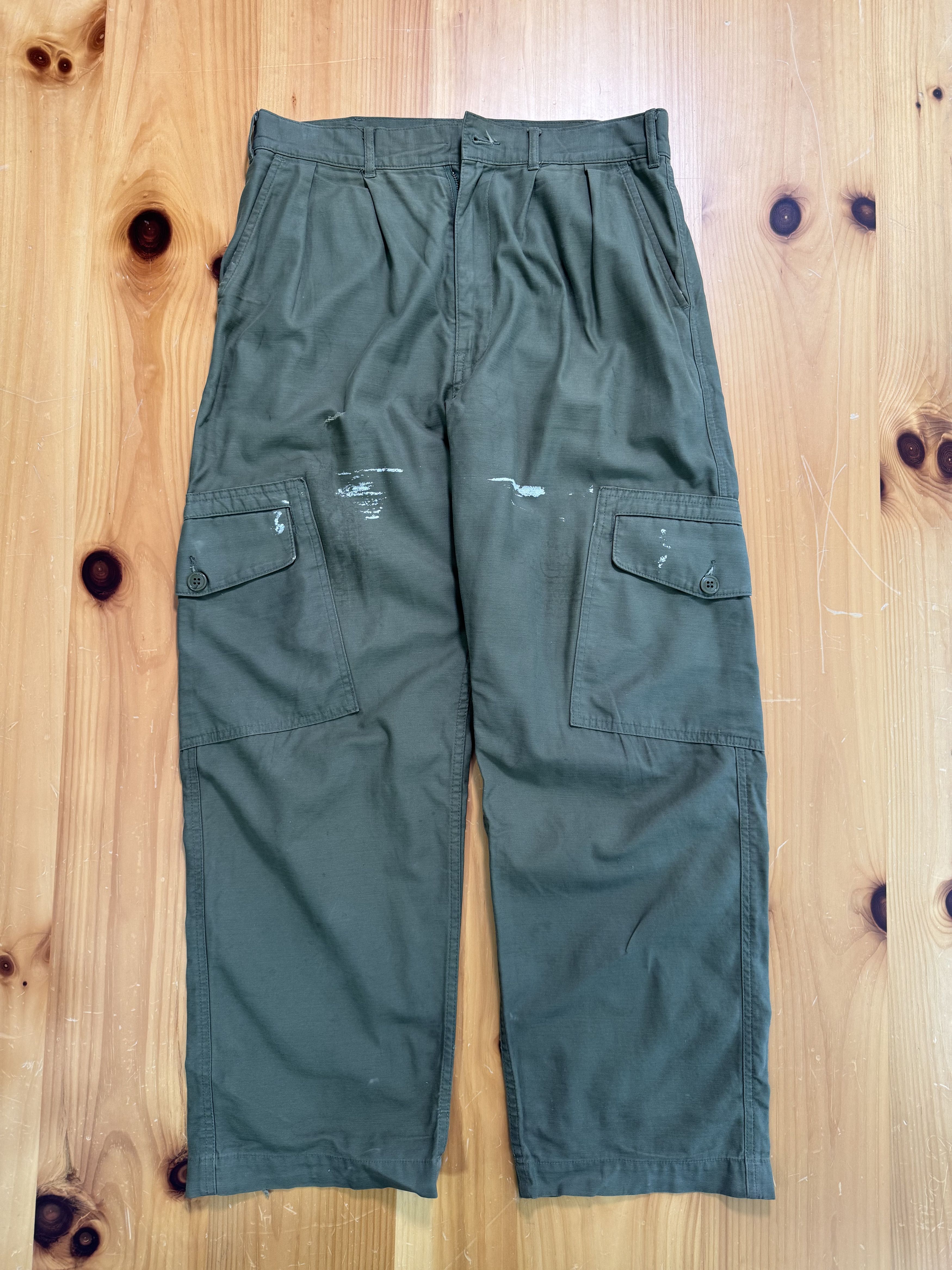Junya Watanabe AD 2017 Cargo Paint Pants Size US 32 / EU 48 - 1 Thumbnail