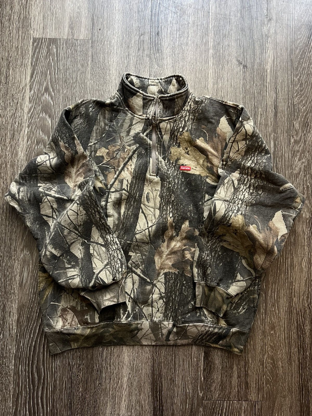【Supreme】Small Box Half Zip Pullover★Camo★25SS★ Supreme Small Box Half Zip Pullover Camo | Grailed