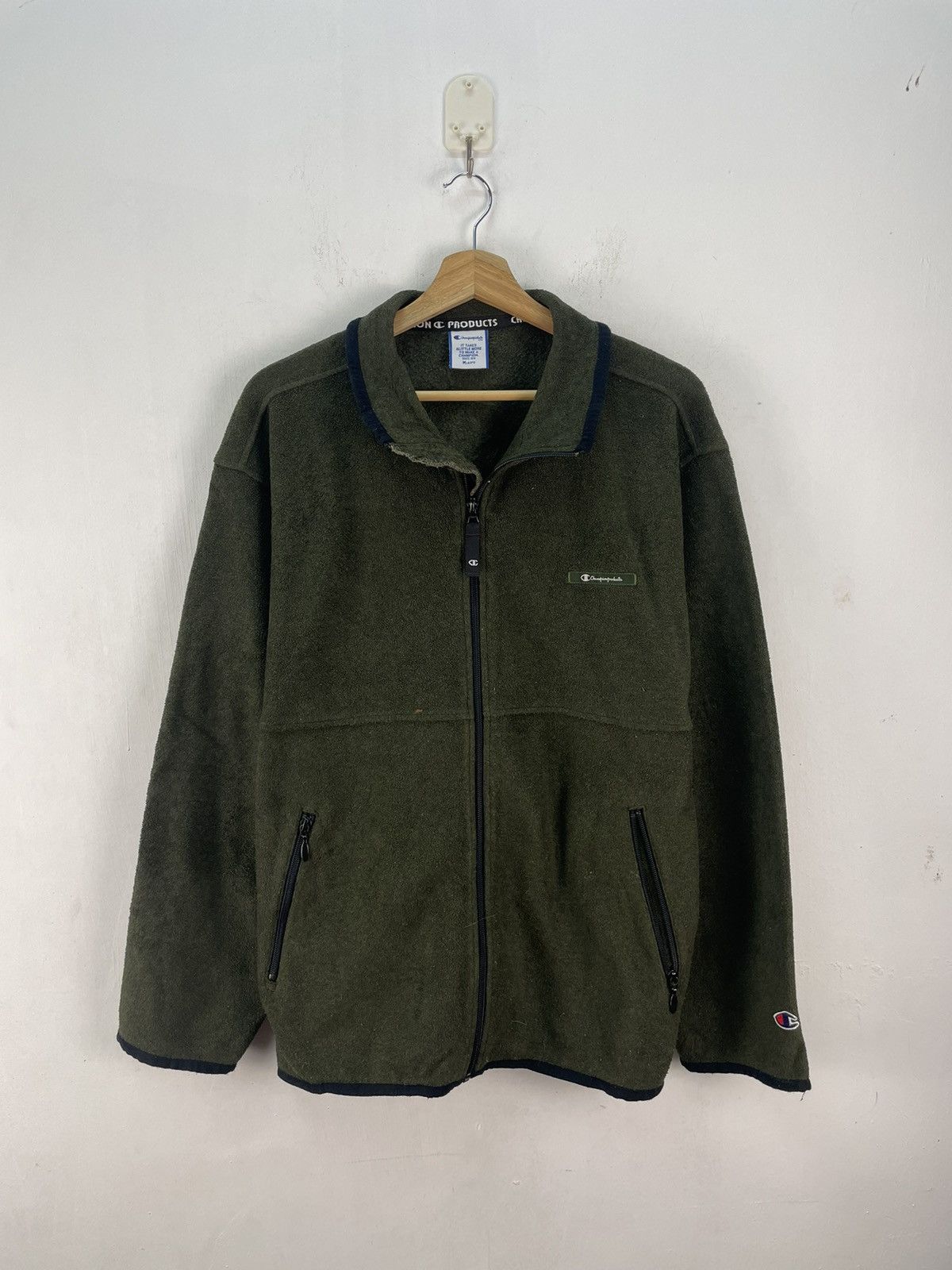 Champion × Vintage Champion Fleece Jacket Y2K Size US M / EU 48-50 / 2 - 1 Thumbnail