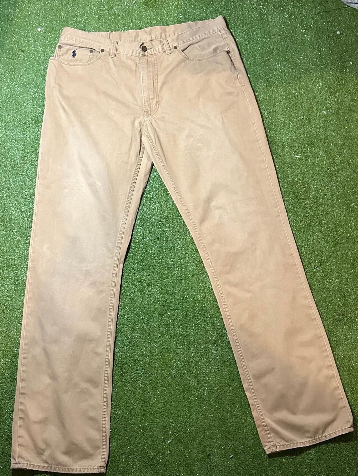 Polo Ralph Lauren Polo Ralph Lauren Men's Khaki Chino Pants Beige Size US 34 / EU 50 - 2 Thumbnail