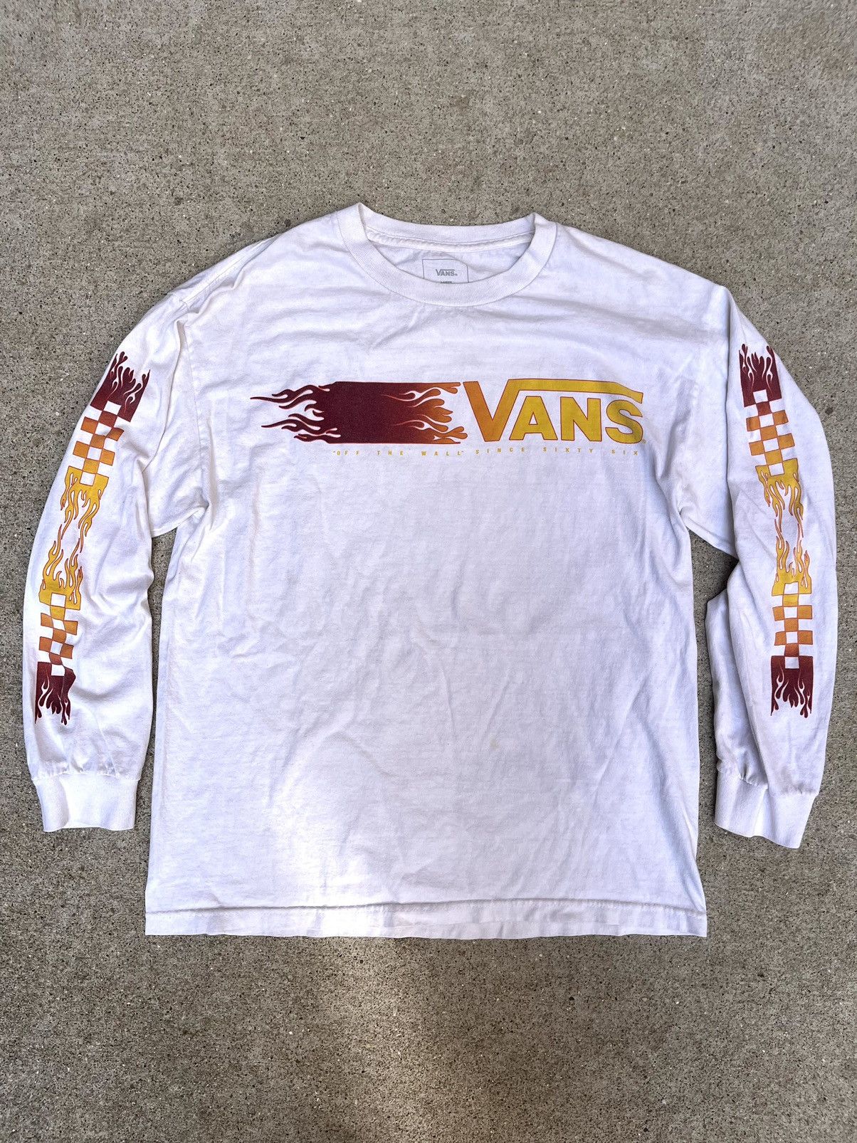 Vans × Wtaps Wtaps x Vans flame long sleeve tee | Grailed