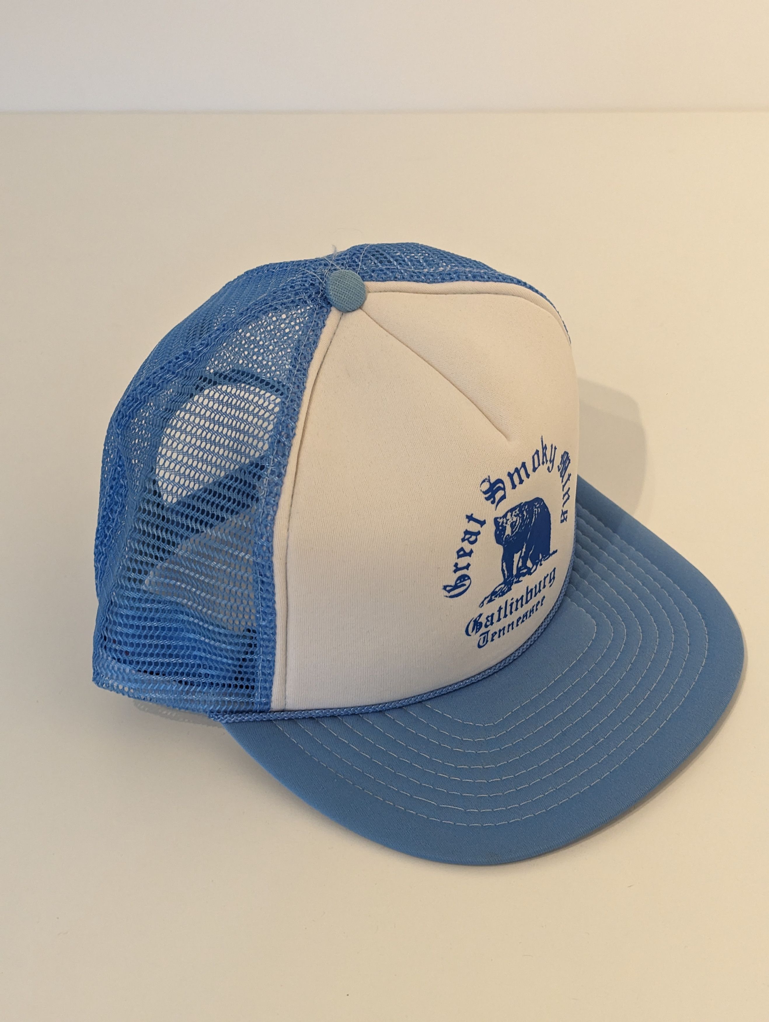 Vintage Vintage Great Smoky Mountains Galtinburg Tenn Strapback Hat Size ONE SIZE - 3 Thumbnail