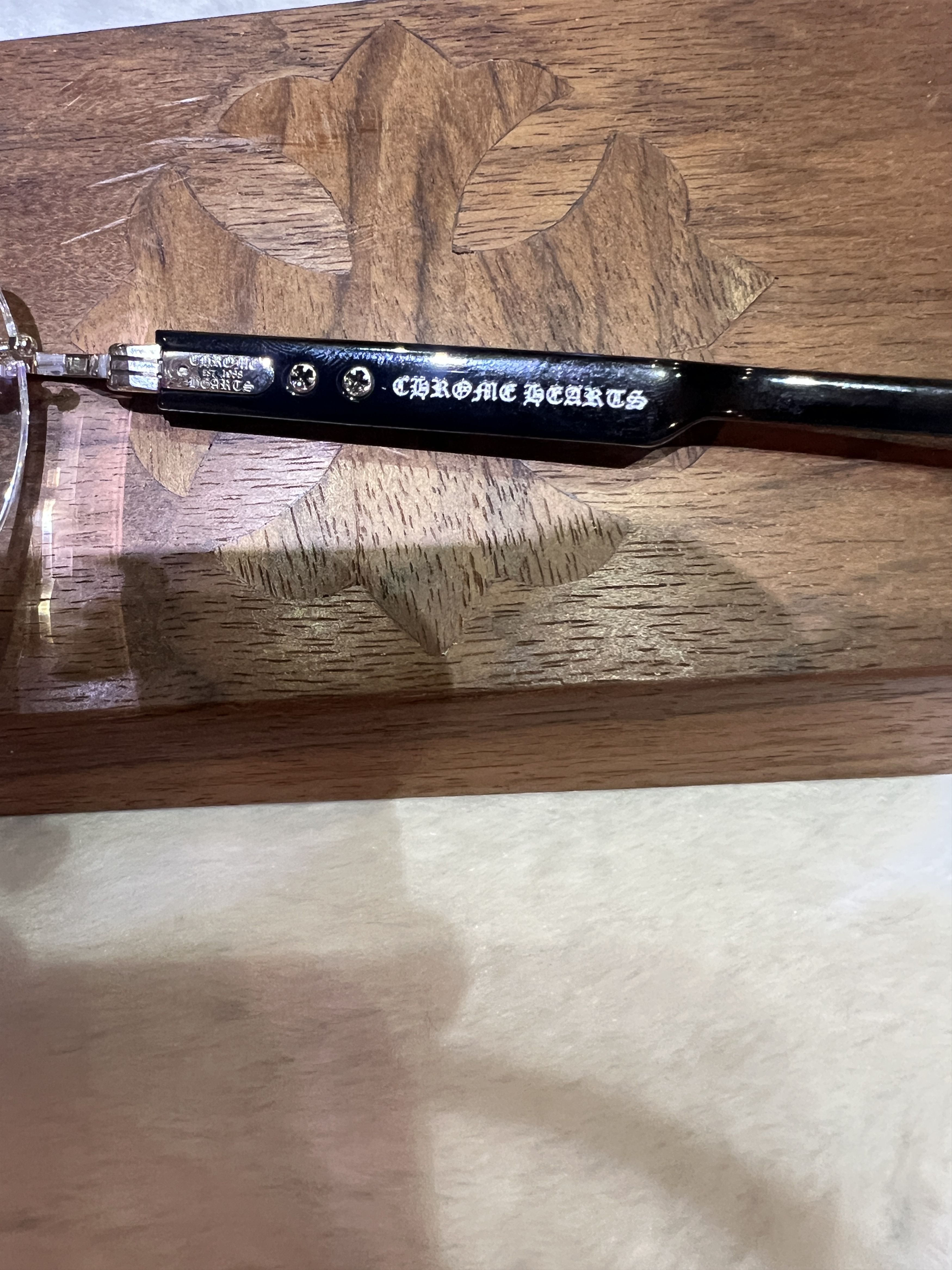 Chrome Hearts CHROME HEARTS DEEP III BLACK/SILVER GLASSES Size ONE SIZE - 5 Thumbnail